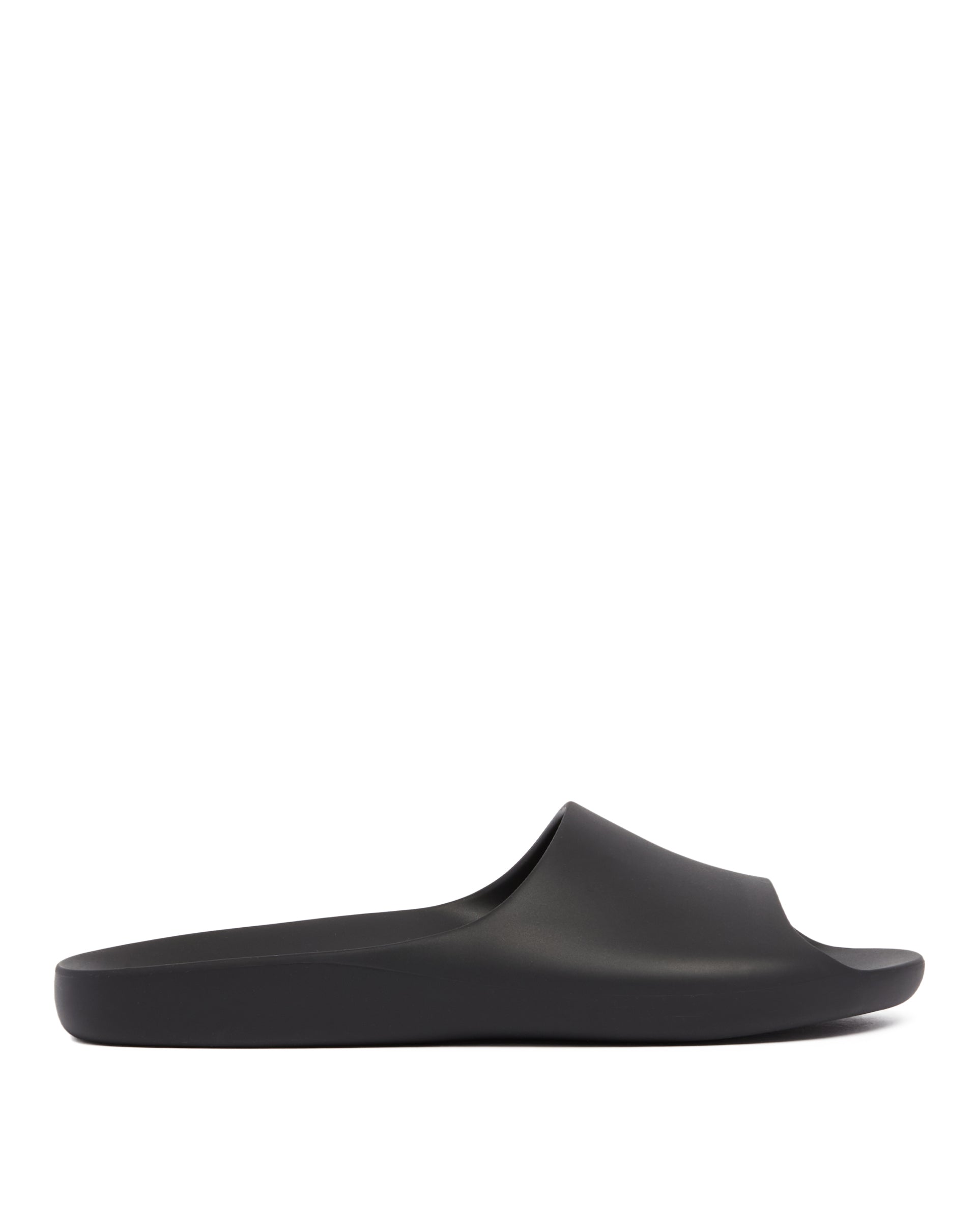 Оригінальна Black Ama Slip-On Rubber Sandals The row – боковий вид