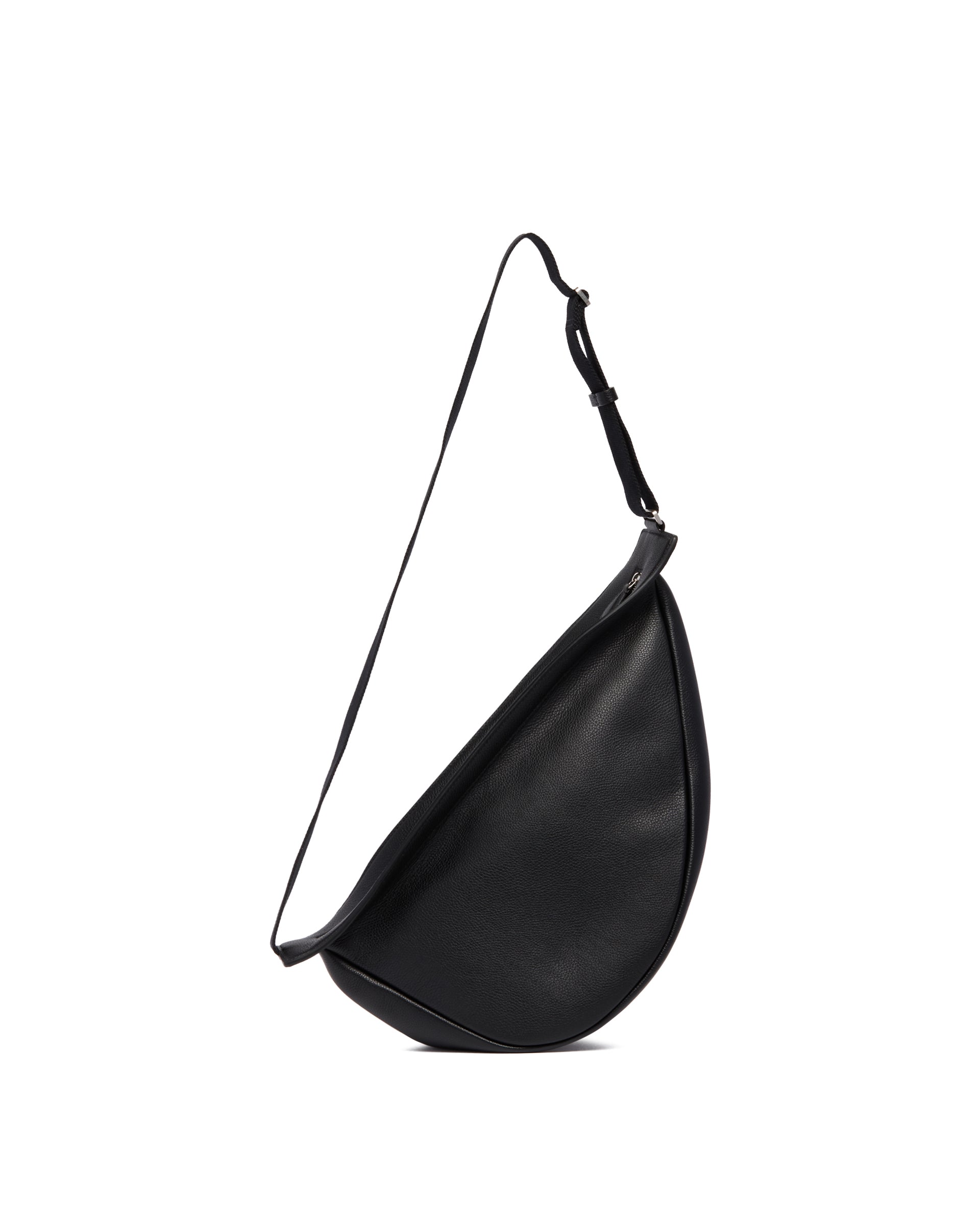 Black Slouchy Banana Bag The row оригінал – Купити в Україні – боковий вид