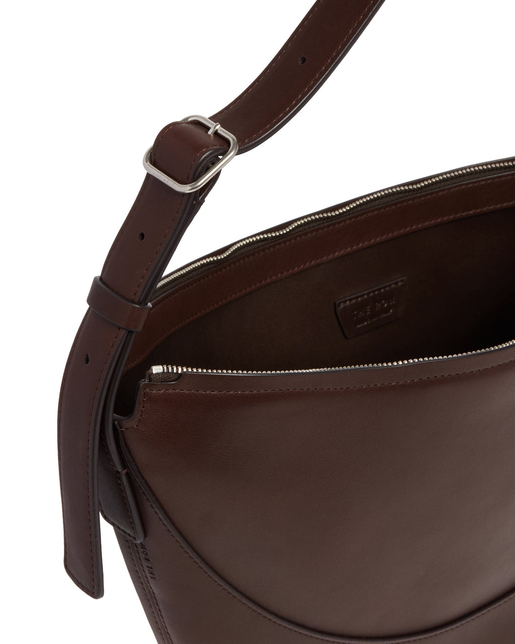 Оригінальна Brown Jouve Leather Bag The row – збільшений вид