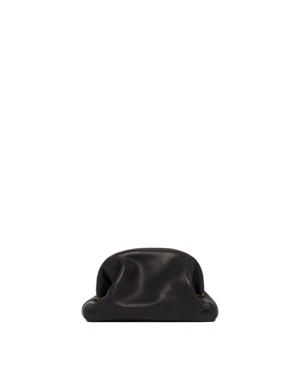 Black Mira Leather Clutch The row оригінал – Купити в Україні – боковий вид