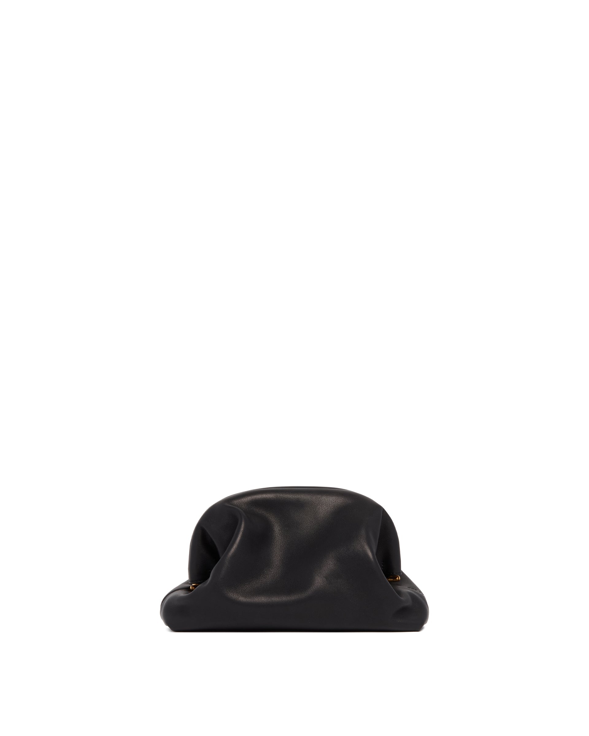 Black Mira Leather Clutch The row оригінал – Купити в Україні – боковий вид