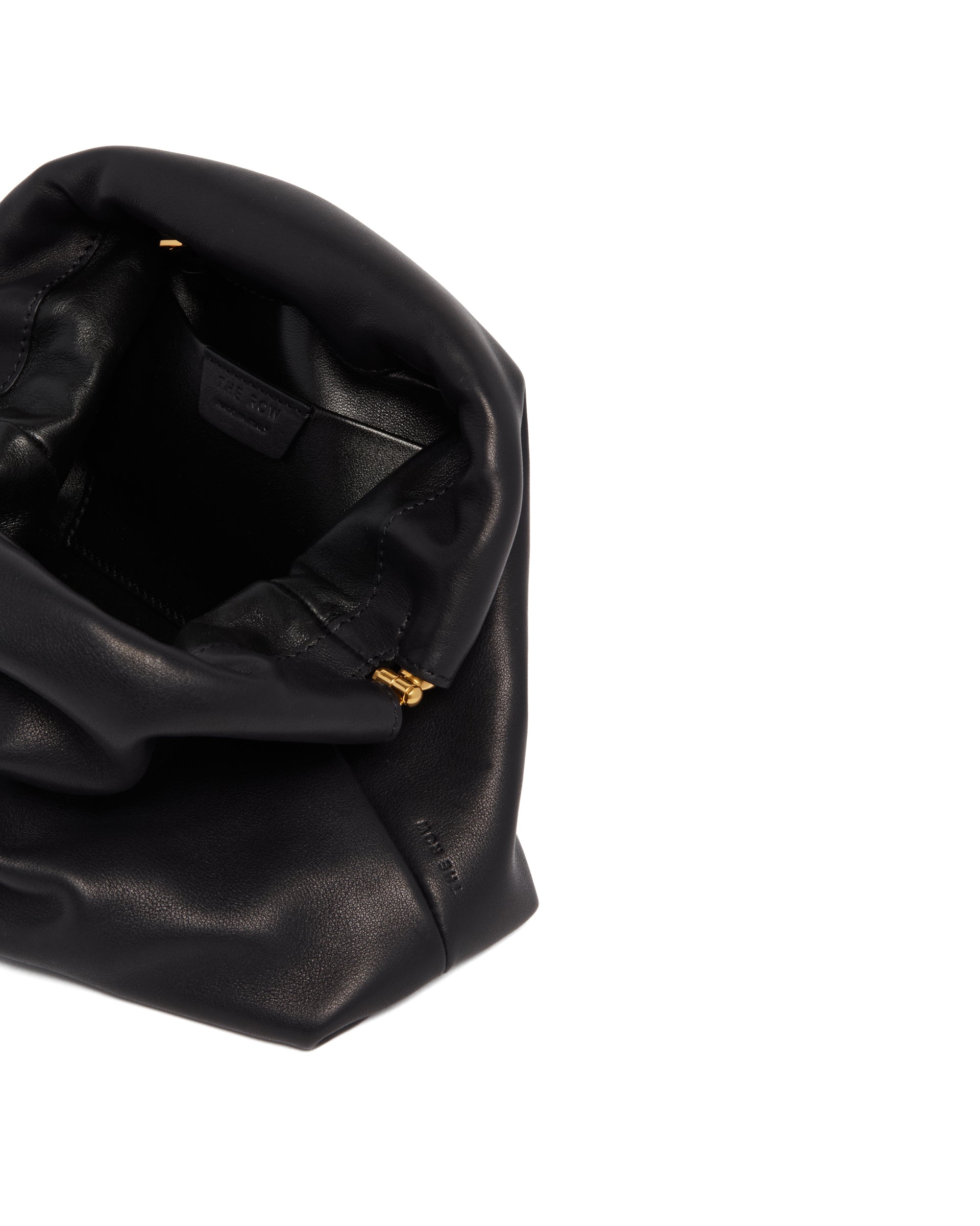 Black Mira Leather Clutch The row оригінал – Купити в Україні – збільшений вид
