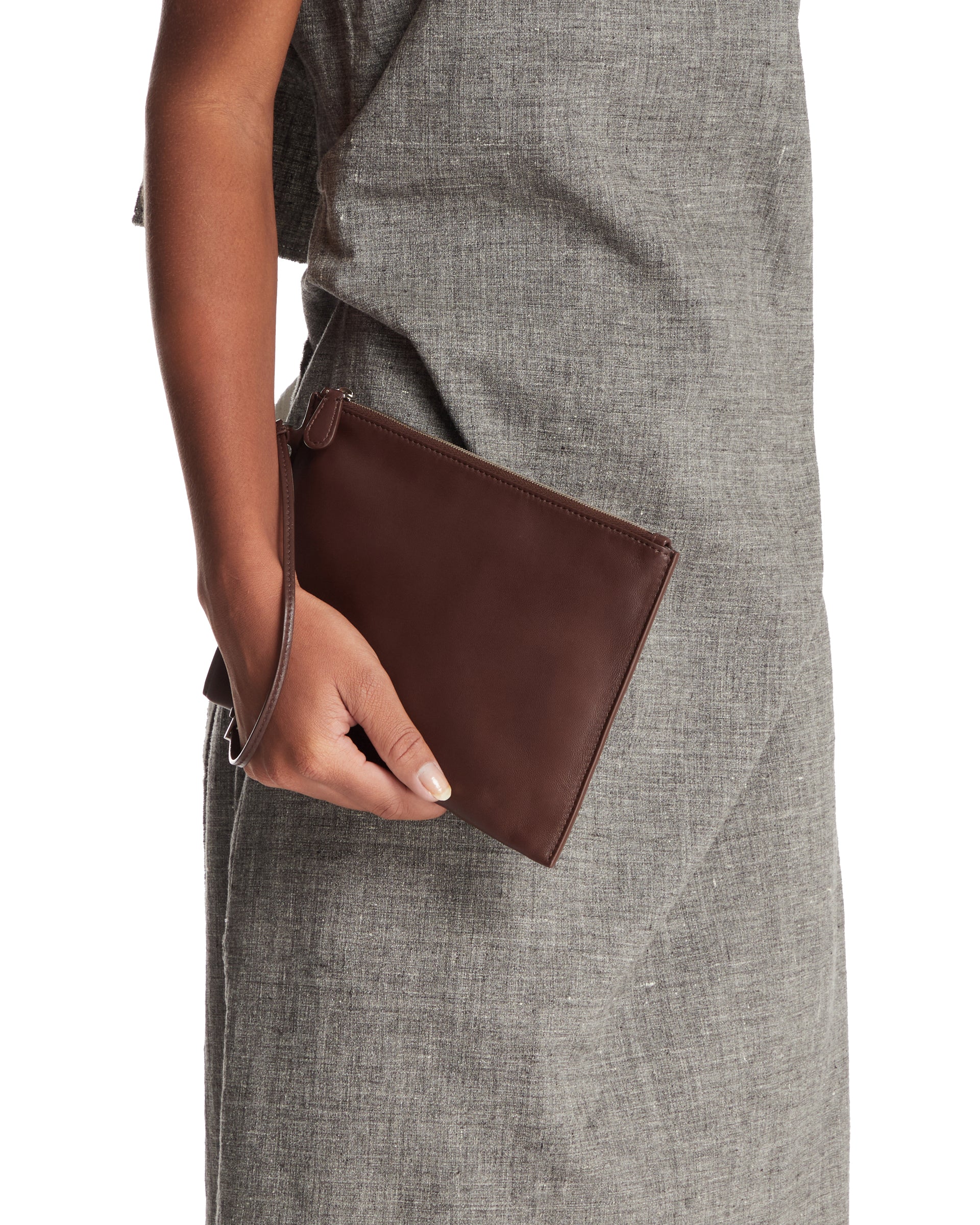 Brown Wristlet Pouch - THE ROW