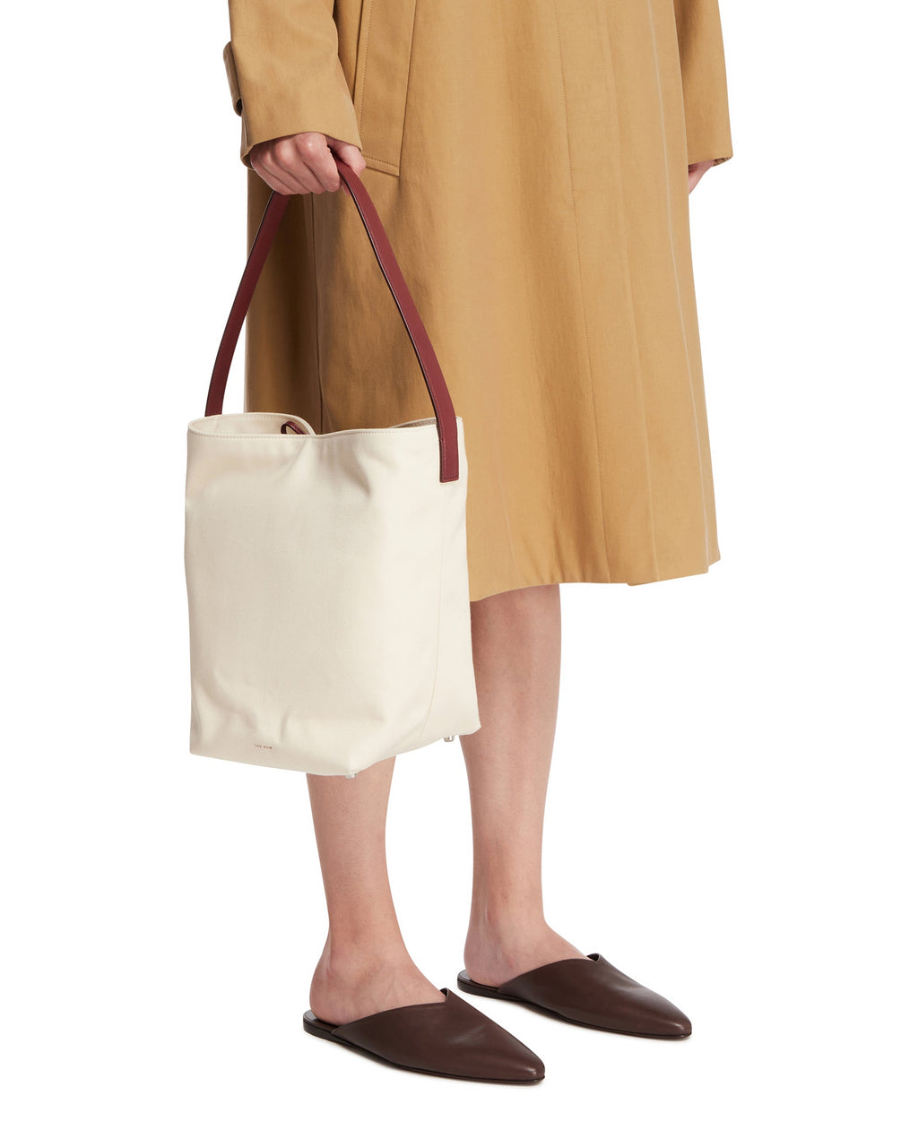 White And Burgundy Medium N The row – Гарантія оригінальності – детальний вид
