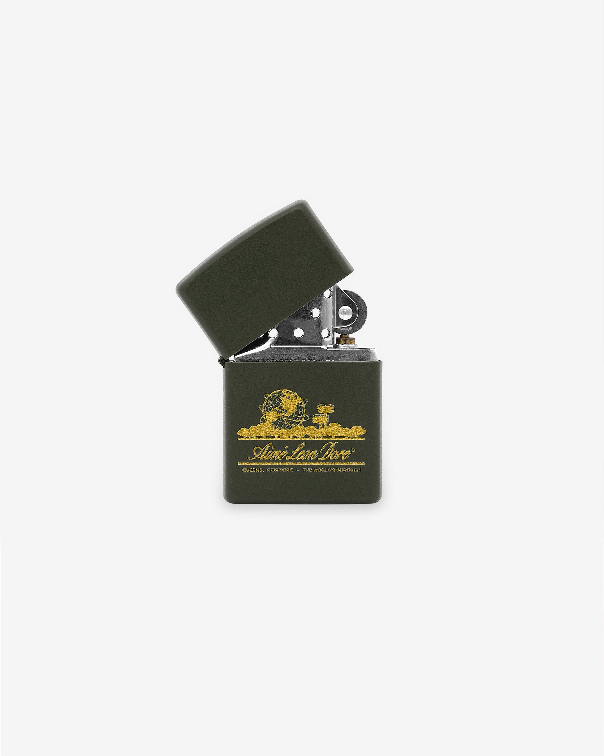 Unisphere Zippo Lighter Aime leon dore – Гарантія оригінальності – детальний вид