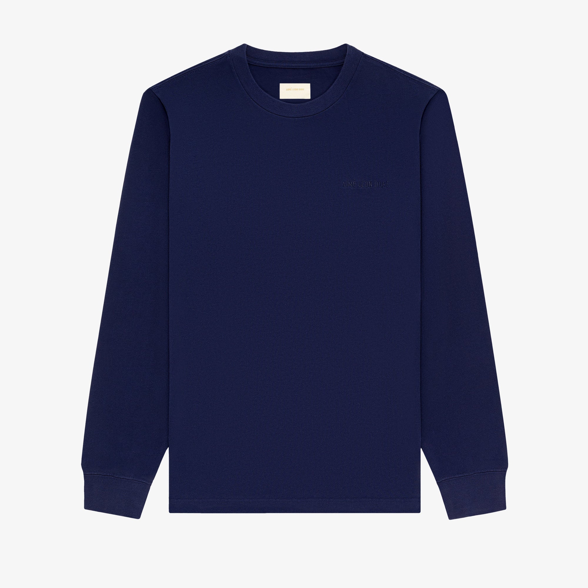 Long-Sleeve Tonal Logo Tee Aime leon dore – Гарантія оригінальності – боковий вид