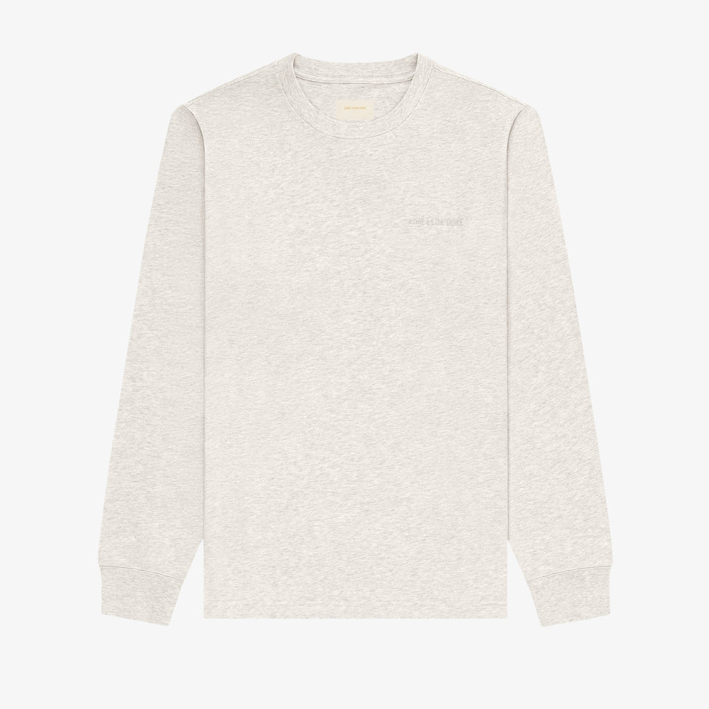 Long-Sleeve Tonal Logo Tee Aime leon dore – Гарантія оригінальності – боковий вид