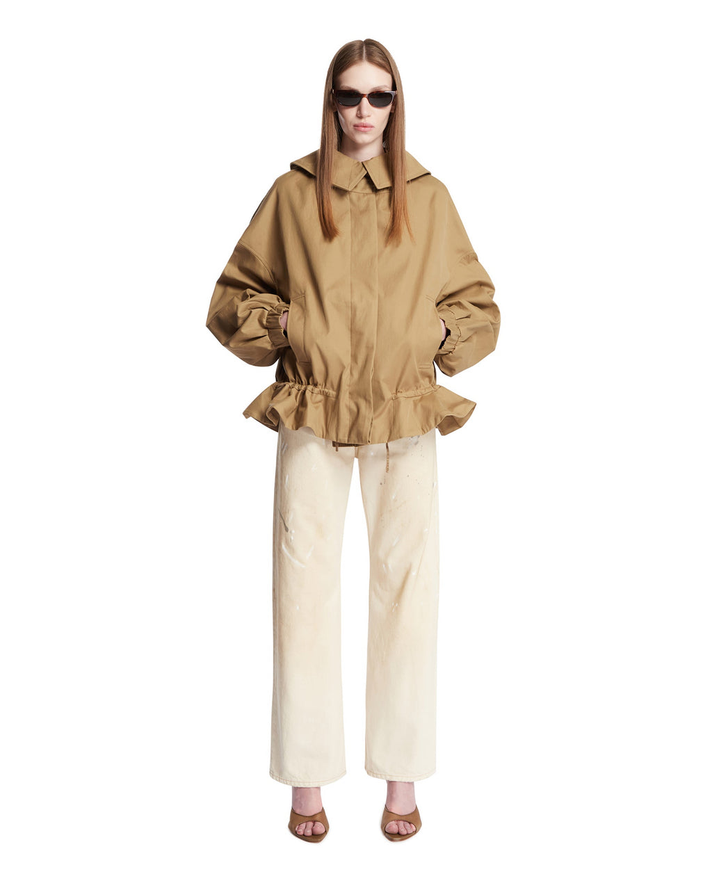 Оригінальна White Painted Detail Jeans Acne studios – детальний вид