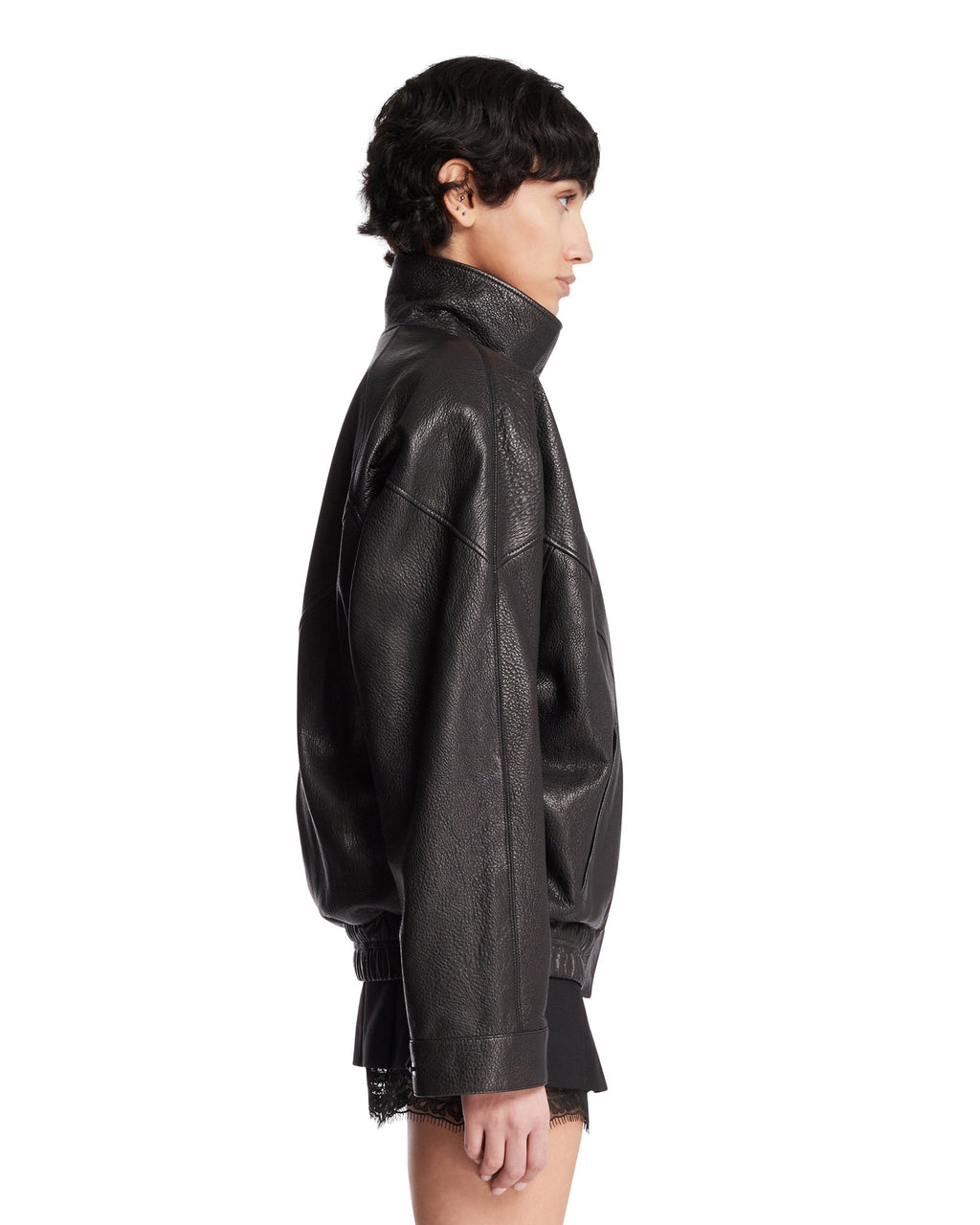 Оригінальна Black Leather Jacket Acne studios – збільшений вид