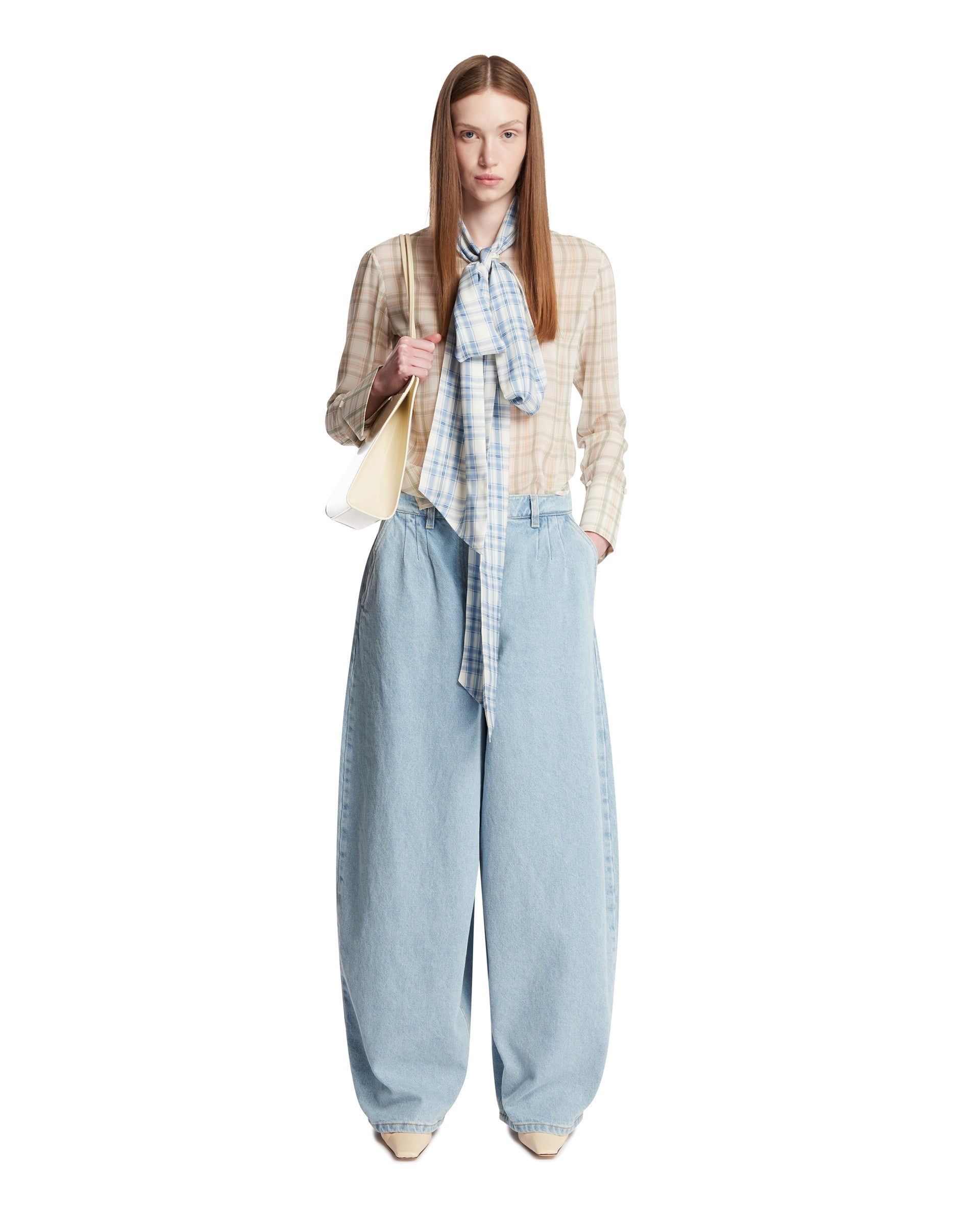 Multicolor Scarf Blouse Acne studios – Гарантія оригінальності – детальний вид