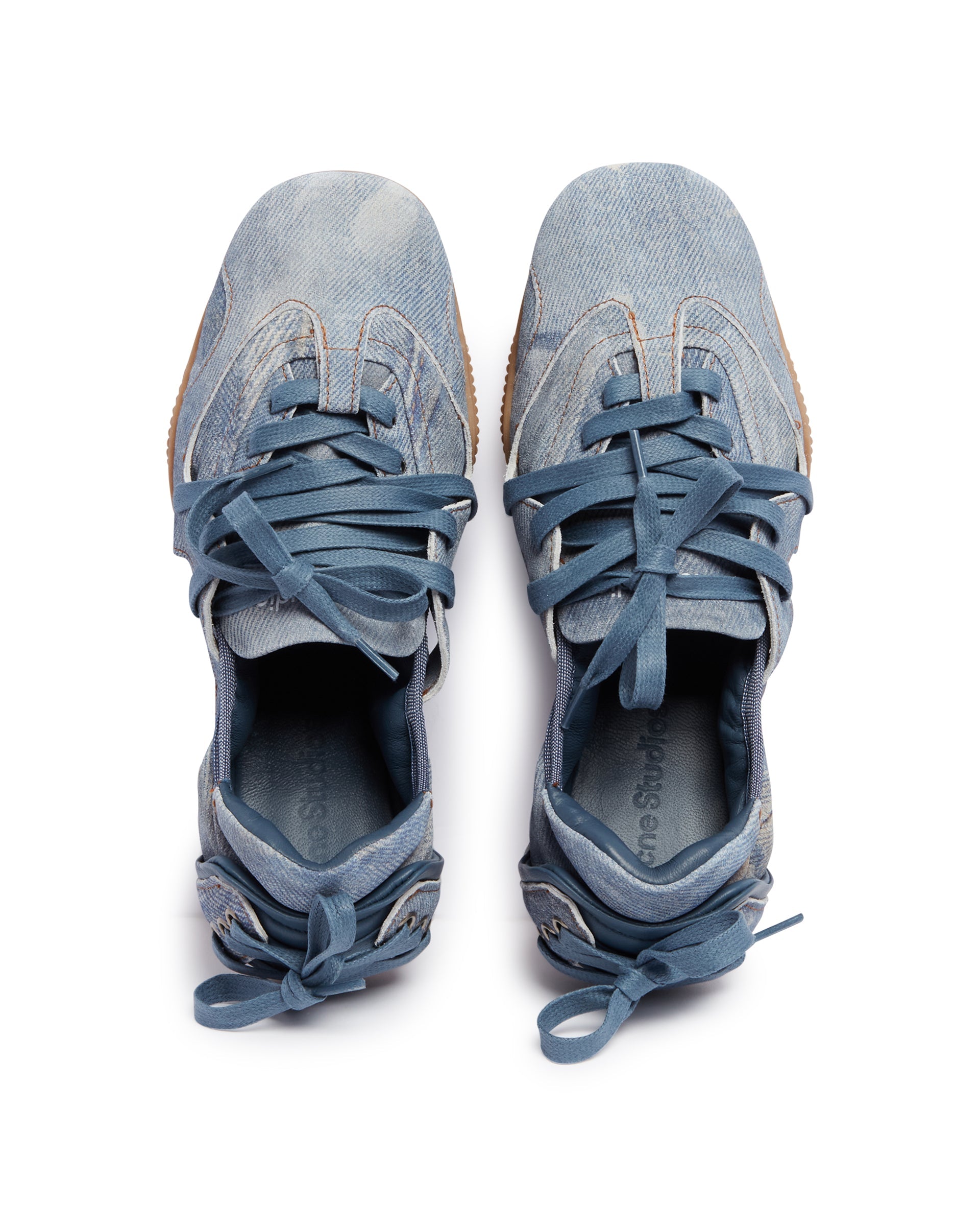 Blue Denim Lace-Up Shoes Acne studios оригінал – Купити в Україні – детальний вид