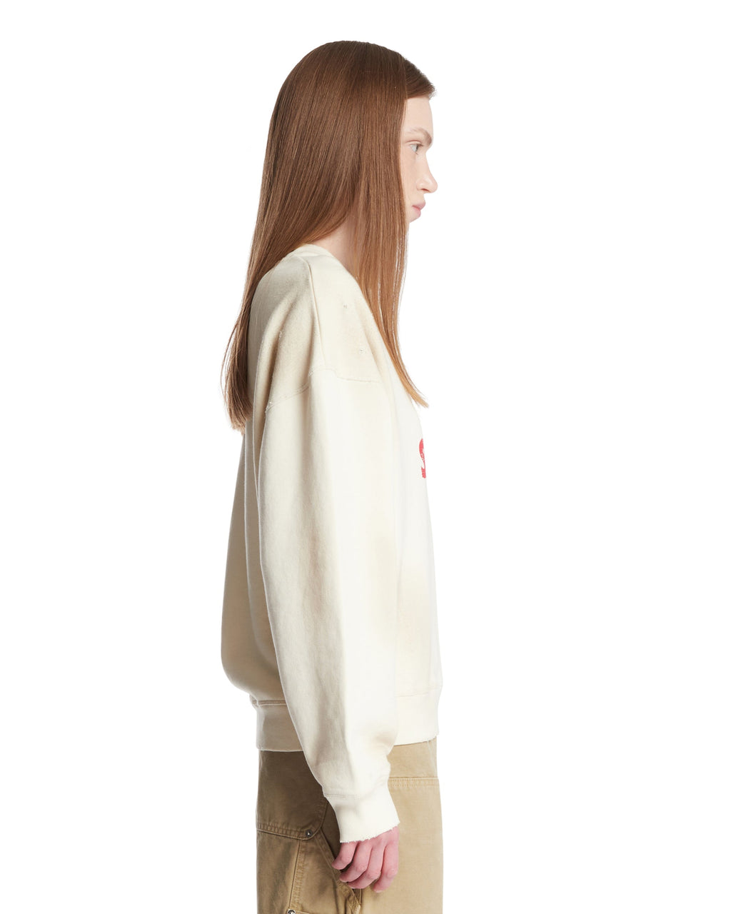 White Buttoned Sweatshirt Acne studios оригінал – Купити в Україні – збільшений вид