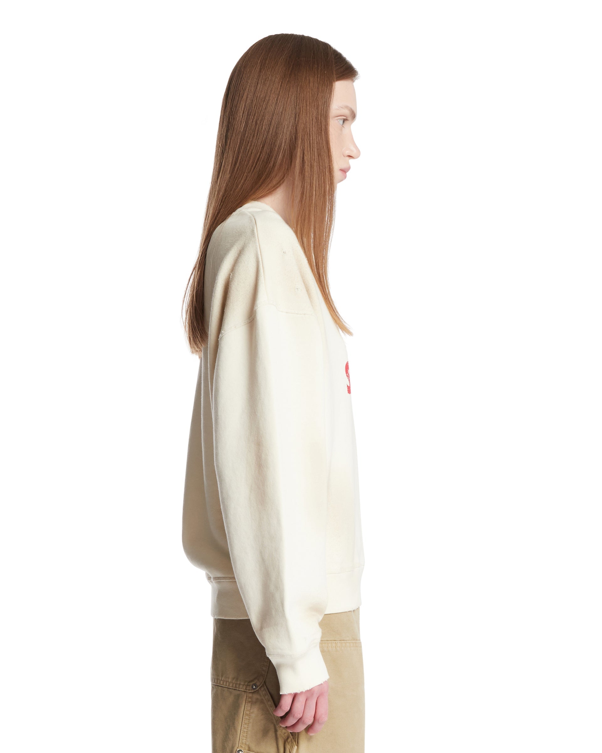 White Buttoned Sweatshirt Acne studios оригінал – Купити в Україні – збільшений вид