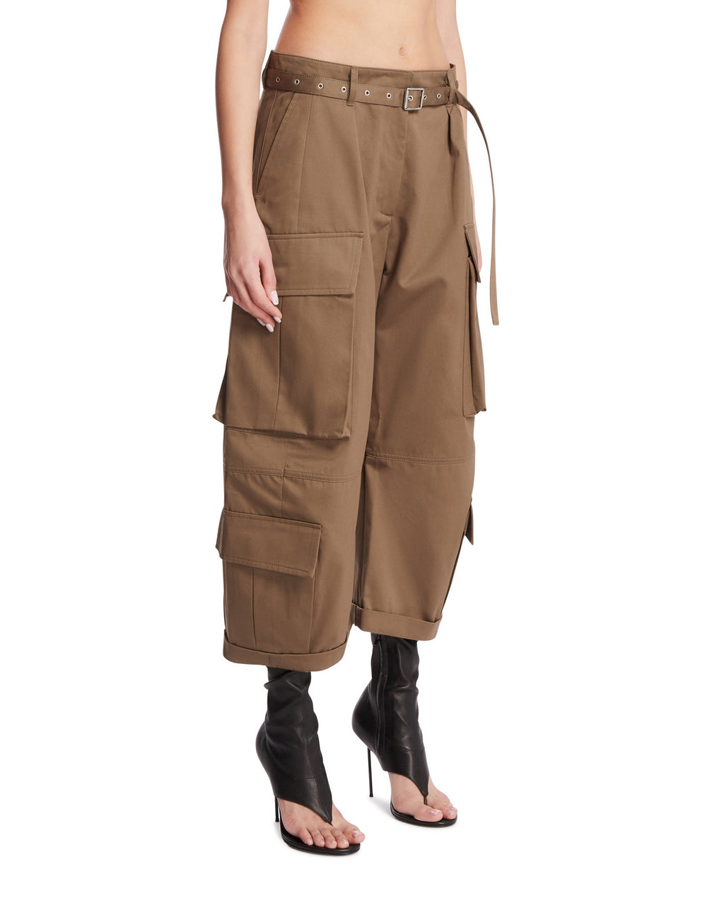 Green Cargo Trousers Acne studios – Гарантія оригінальності – вид ззаду