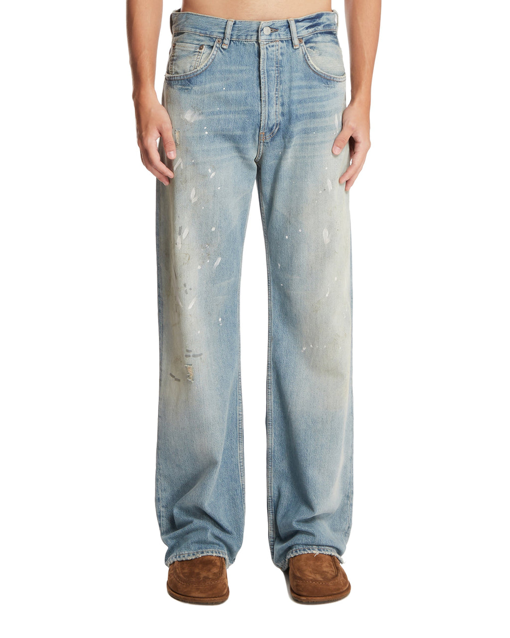 Blue 2021 Jeans Acne studios – Гарантія оригінальності – боковий вид