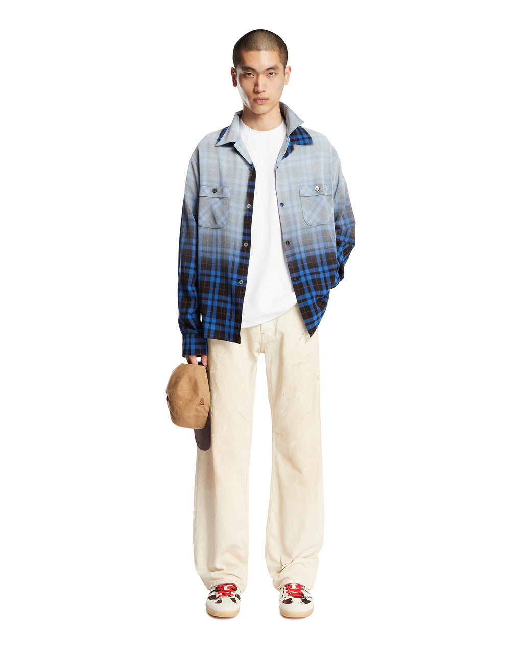 Оригінальна White Painted Detail Jeans Acne studios – детальний вид