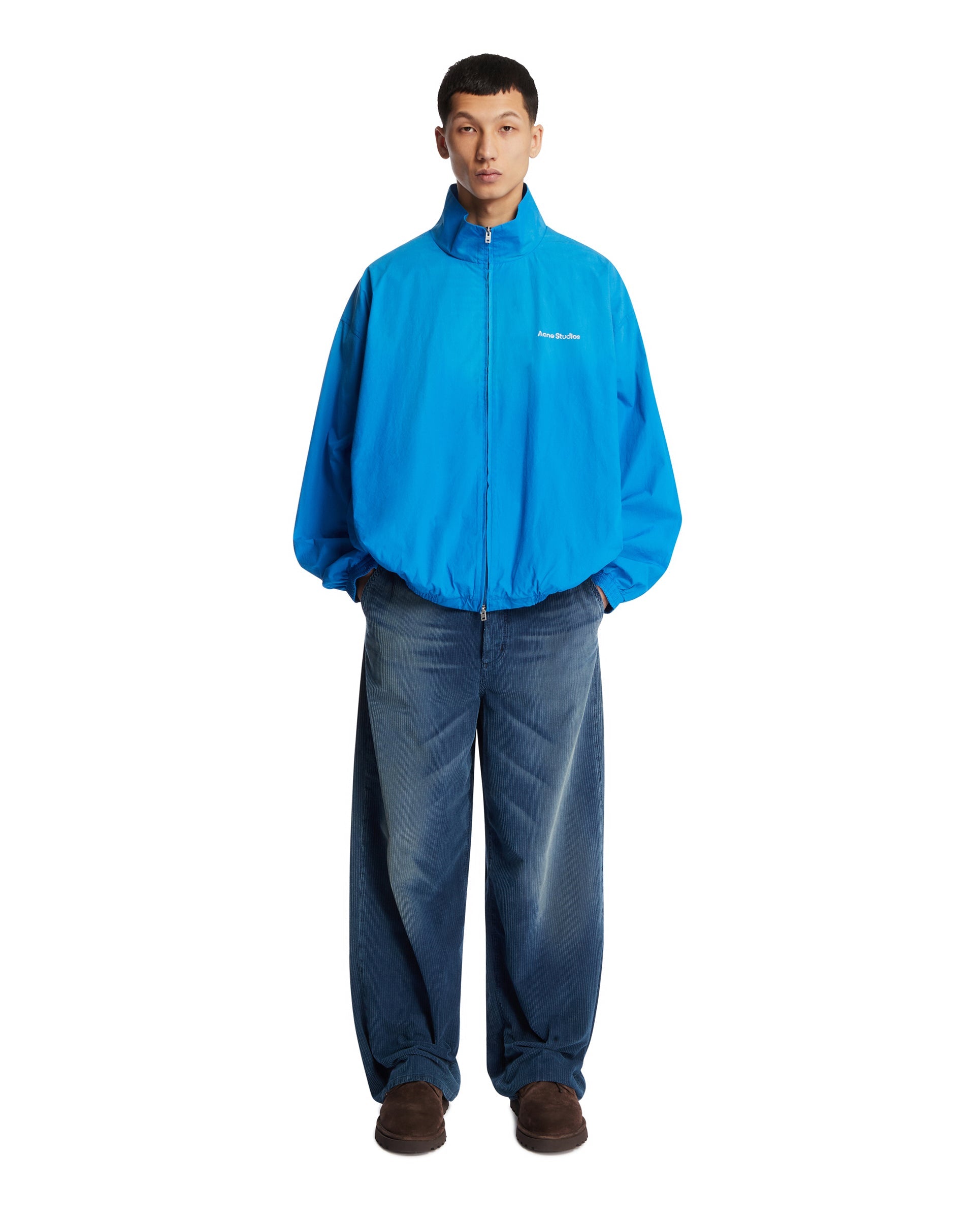 Light Blue Cotton Zip-Up Jacket Acne studios оригінал – Купити в Україні – детальний вид