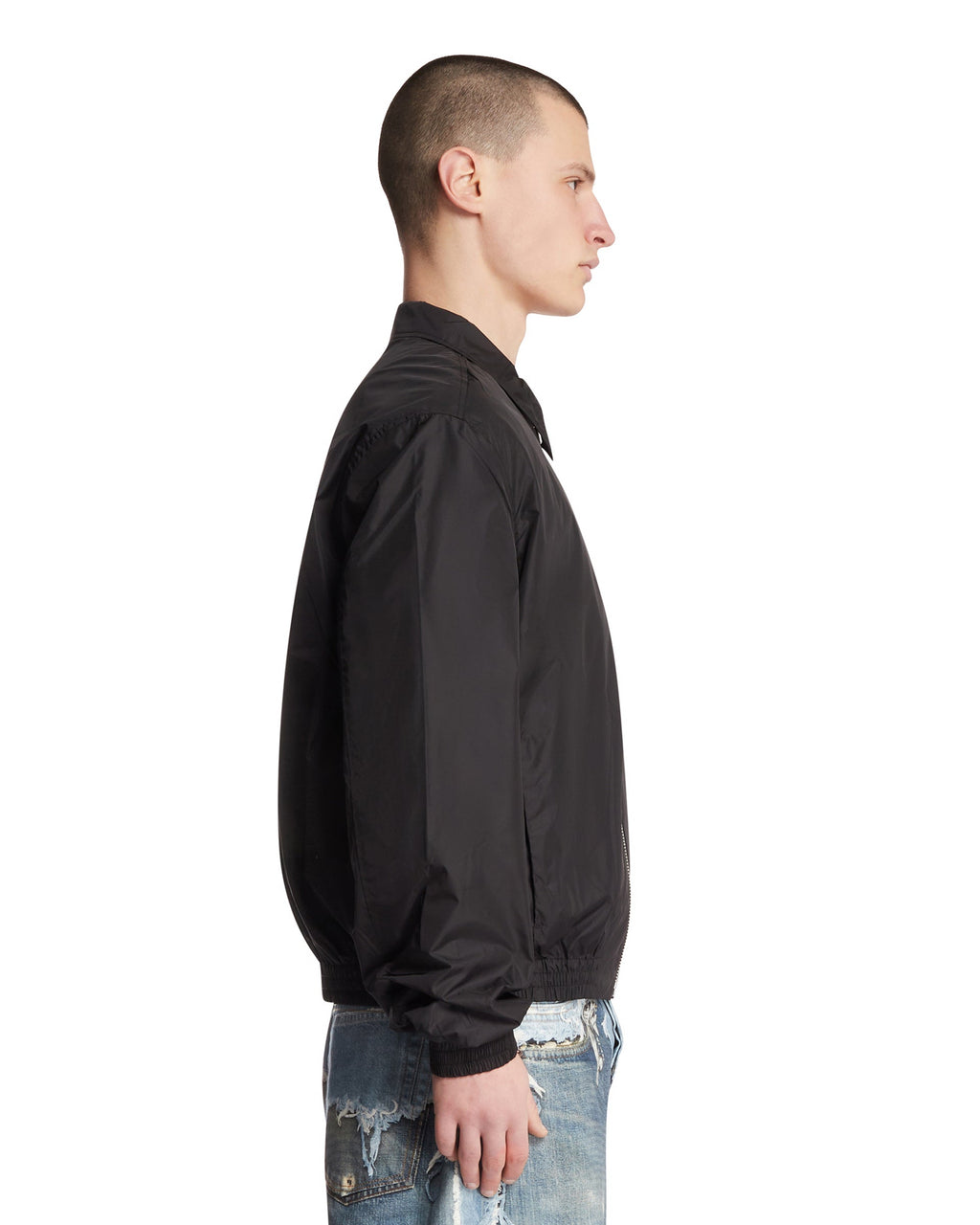 Black Nylon Zip-Up Jacket Acne studios оригінал – Купити в Україні – збільшений вид
