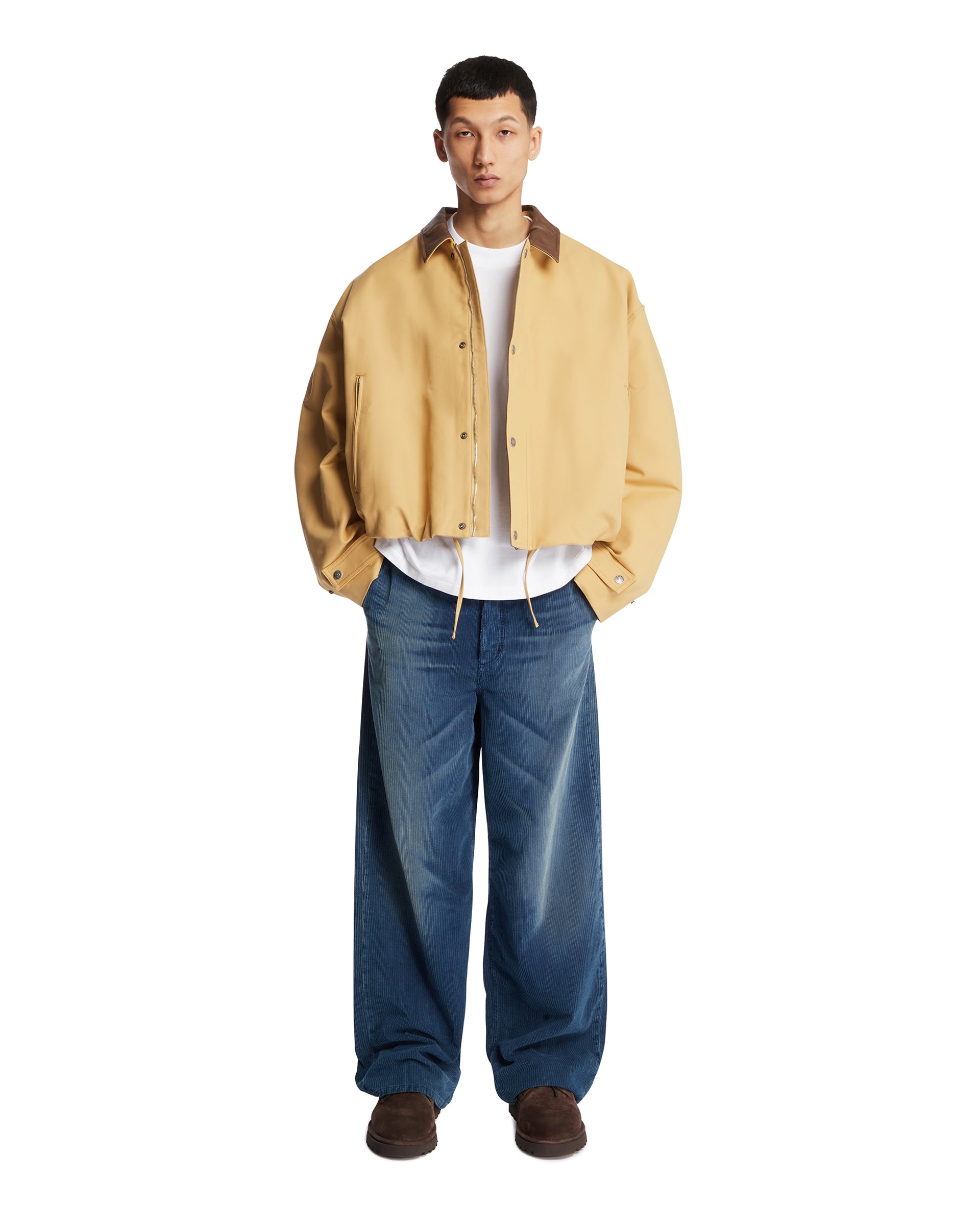 Оригінальна Beige Cotton Blouson Jacket Acne studios – детальний вид