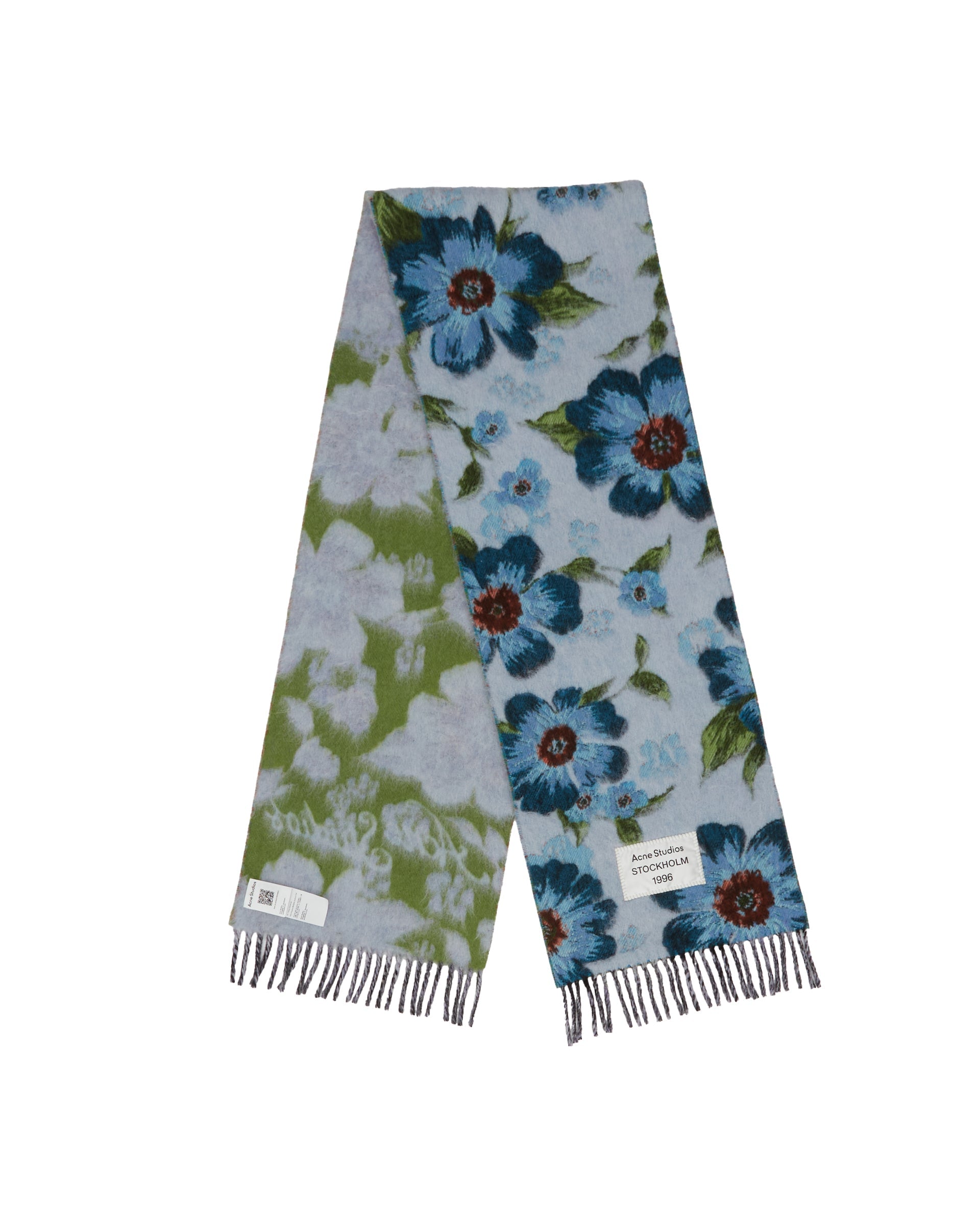 Оригінальна Fringed Wool Scarf Acne studios – детальний вид