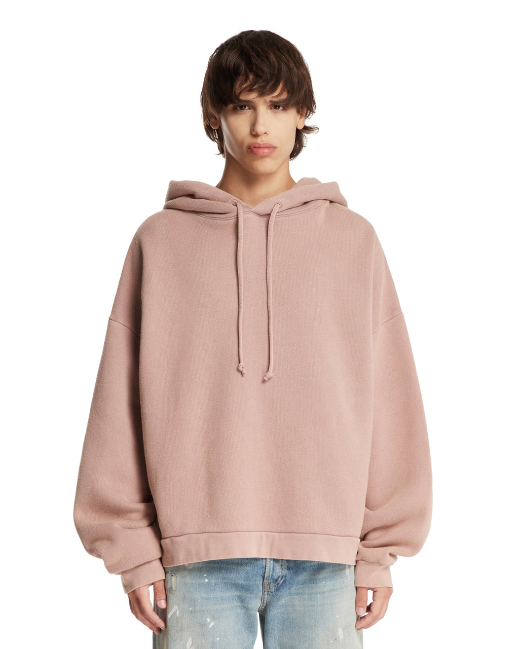 Pink Oversize Hoodie Acne studios оригінал – Купити в Україні – боковий вид