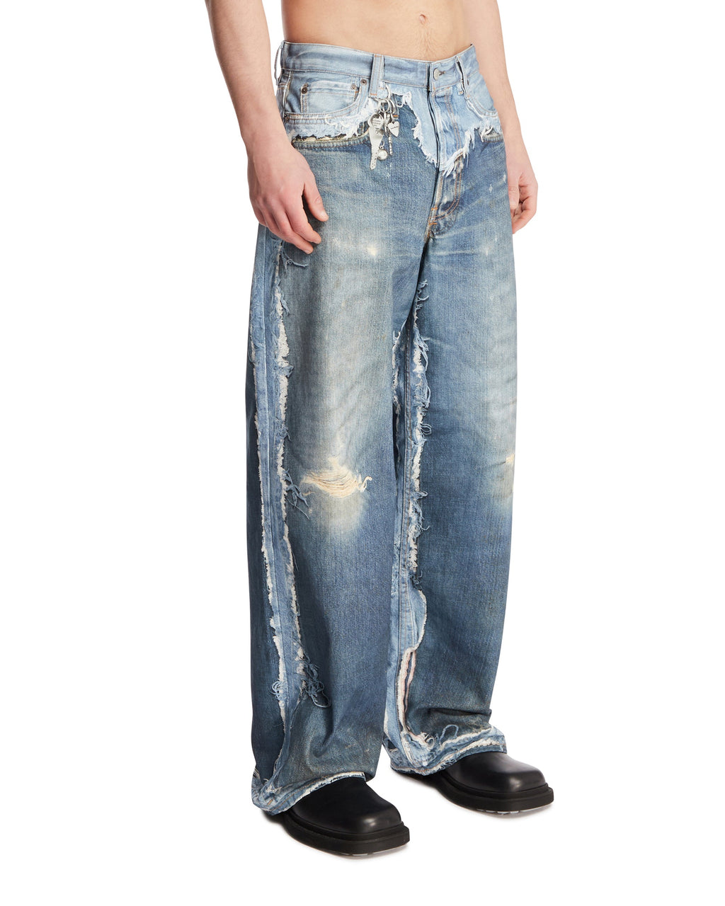 Blue Trompe Loeil Jeans Acne studios оригінал – Купити в Україні – вид ззаду