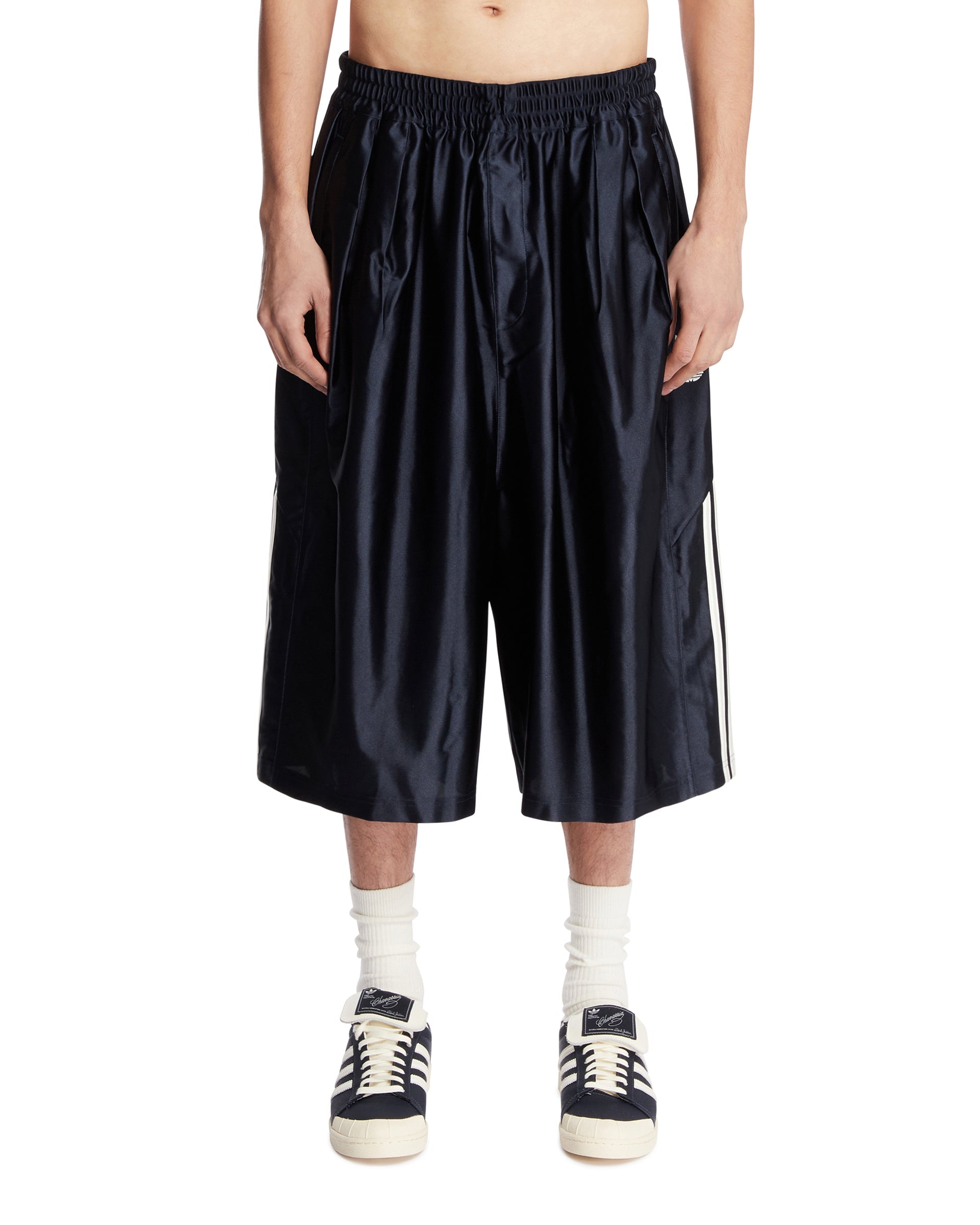 Оригінальна X Willy Chavarria Blue Dazzle Snap Track Shorts Adidas – боковий вид - ADIDAS