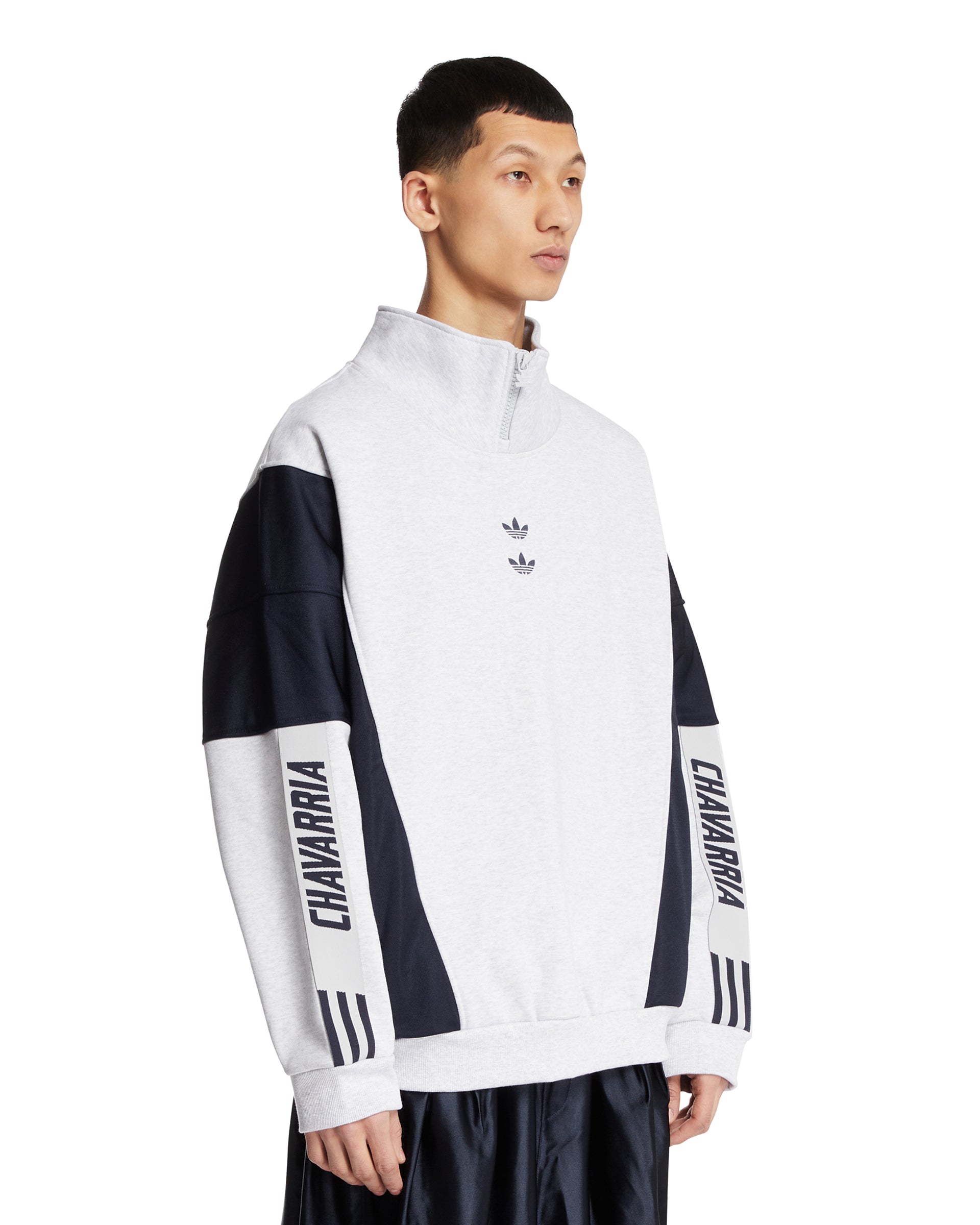 Оригінальна X Willy Chavarria Gray Watsonville Sweatshirt Adidas – вид ззаду - ADIDAS