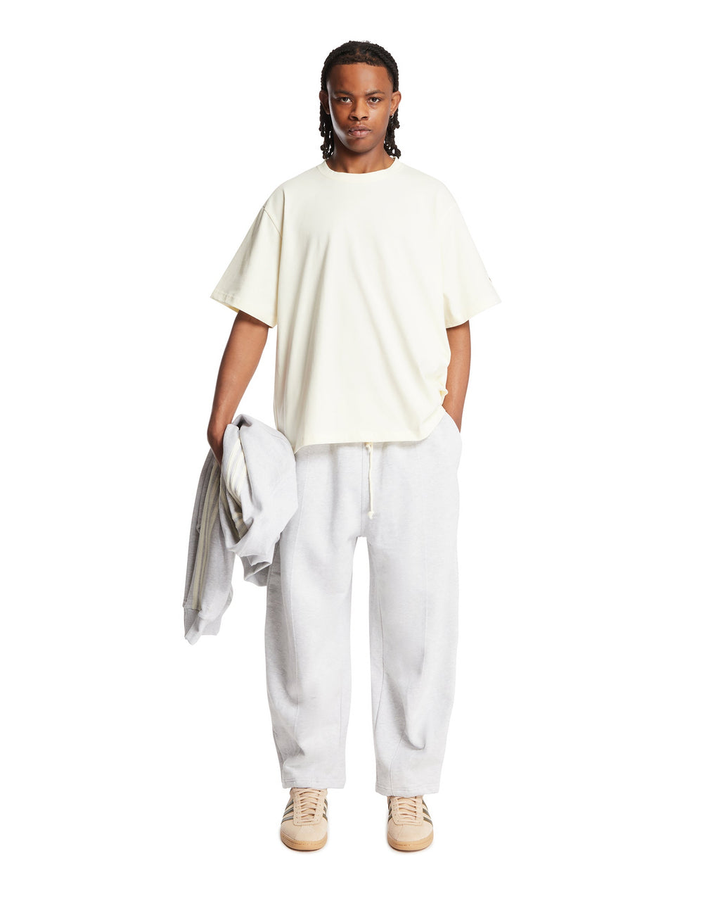 Bad Bunny X Adidas Originals Gray Jogging Pants Adidas – Гарантія оригінальності – детальний вид