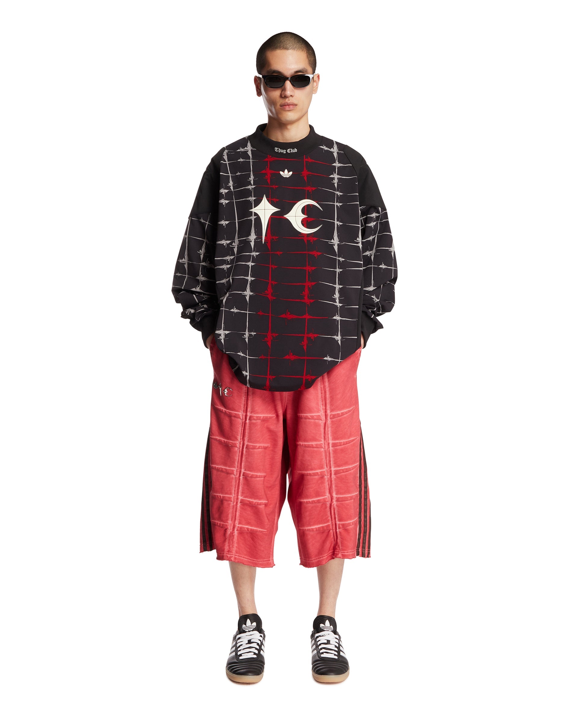 Оригінальна Thug Club X Adidas Originals Red Jorts Adidas – детальний вид - ADIDAS