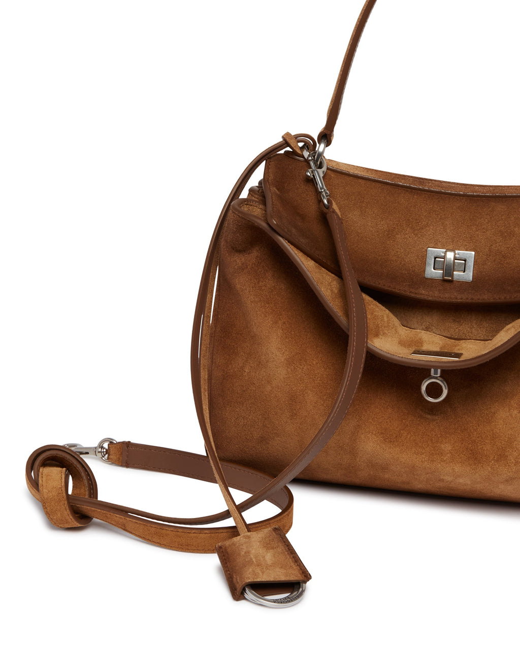 Brown Small Rodeo Suede Bag Balenciaga – Гарантія оригінальності – збільшений вид