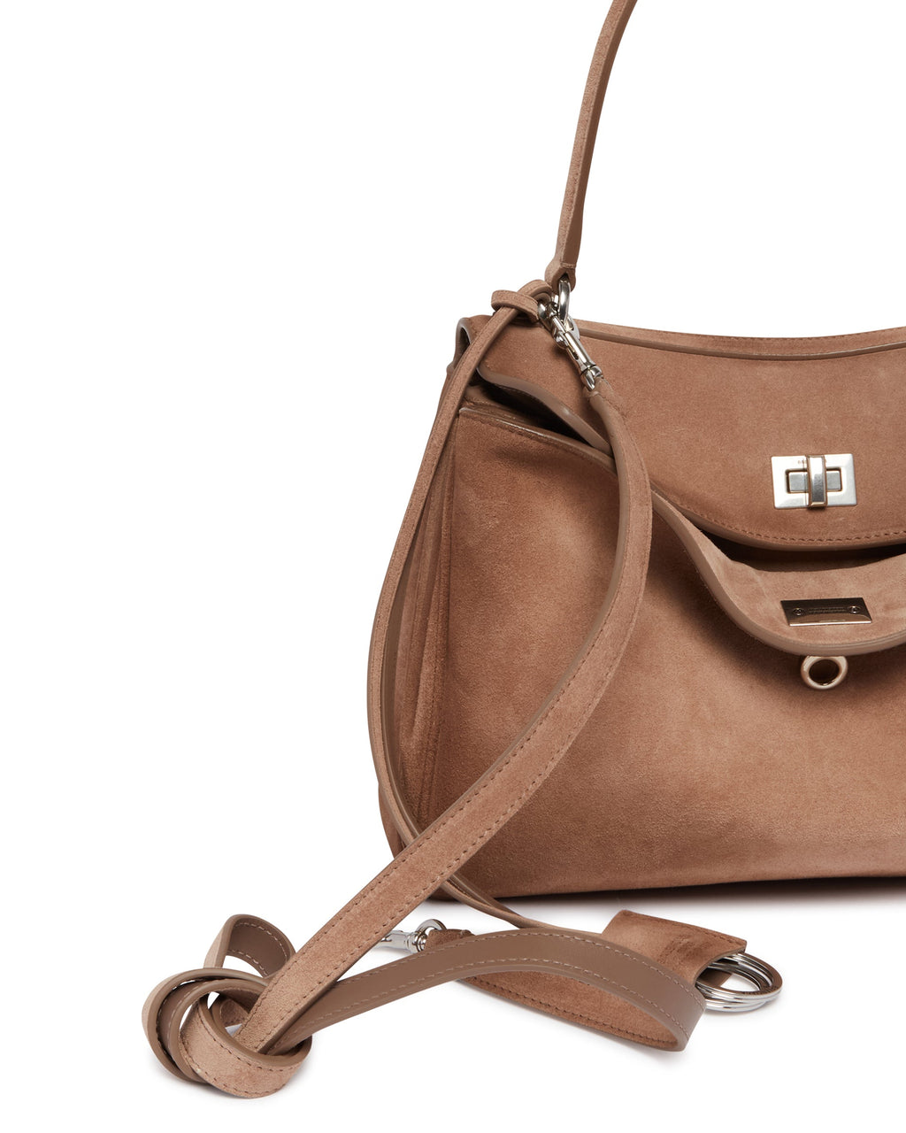 Brown Small Rodeo Suede Bag Balenciaga – Гарантія оригінальності – збільшений вид