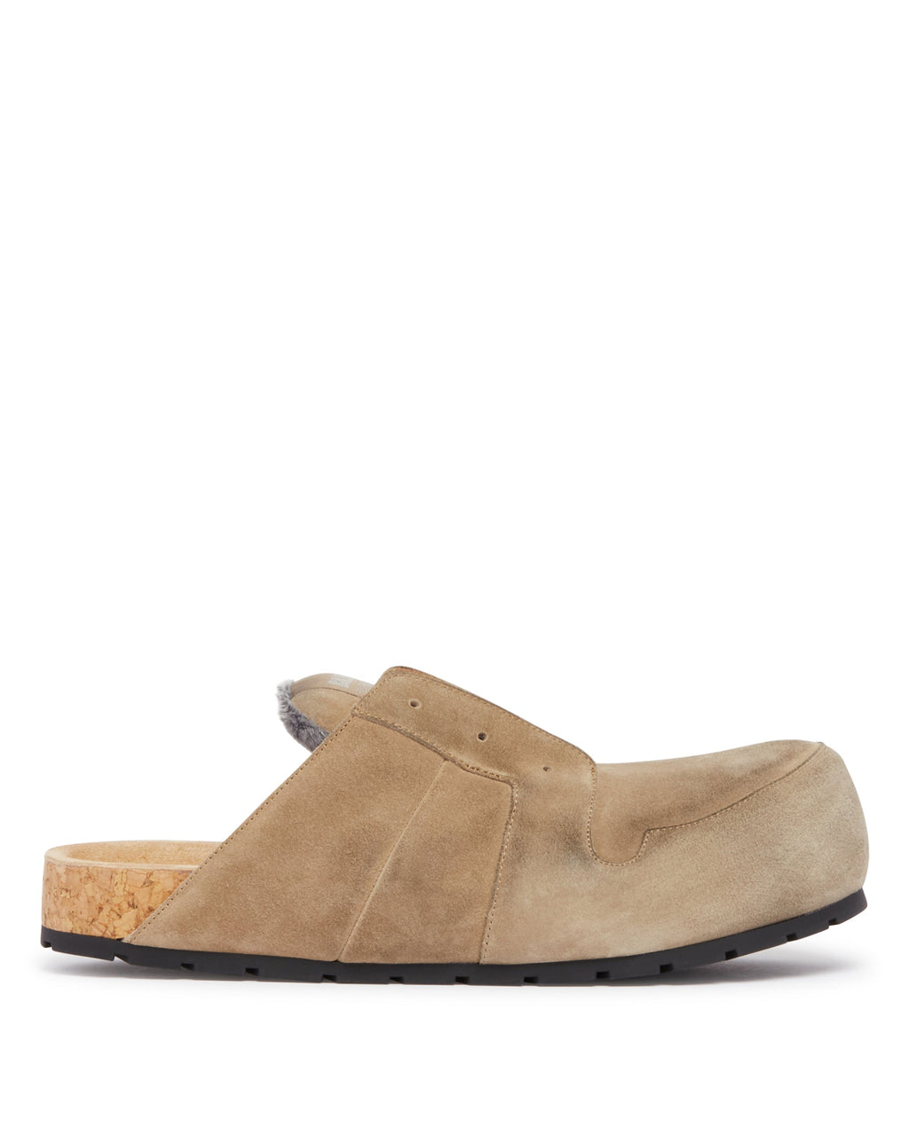 Оригінальна Beige Dumbo Mules Balenciaga – боковий вид