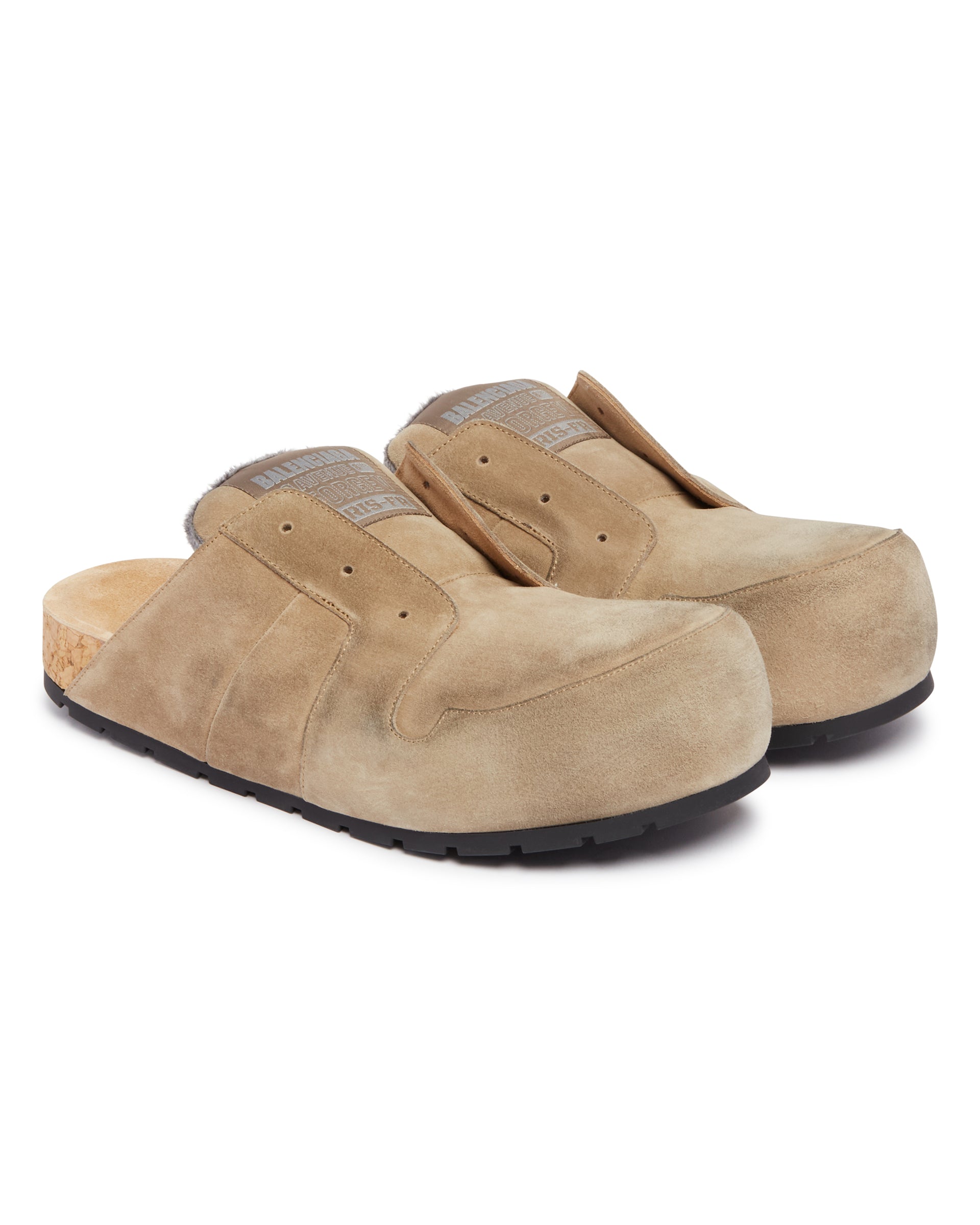 Оригінальна Beige Dumbo Mules Balenciaga – детальний вид