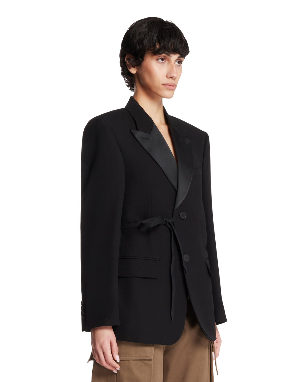 Оригінальна Black String Blazer Balenciaga – вид ззаду