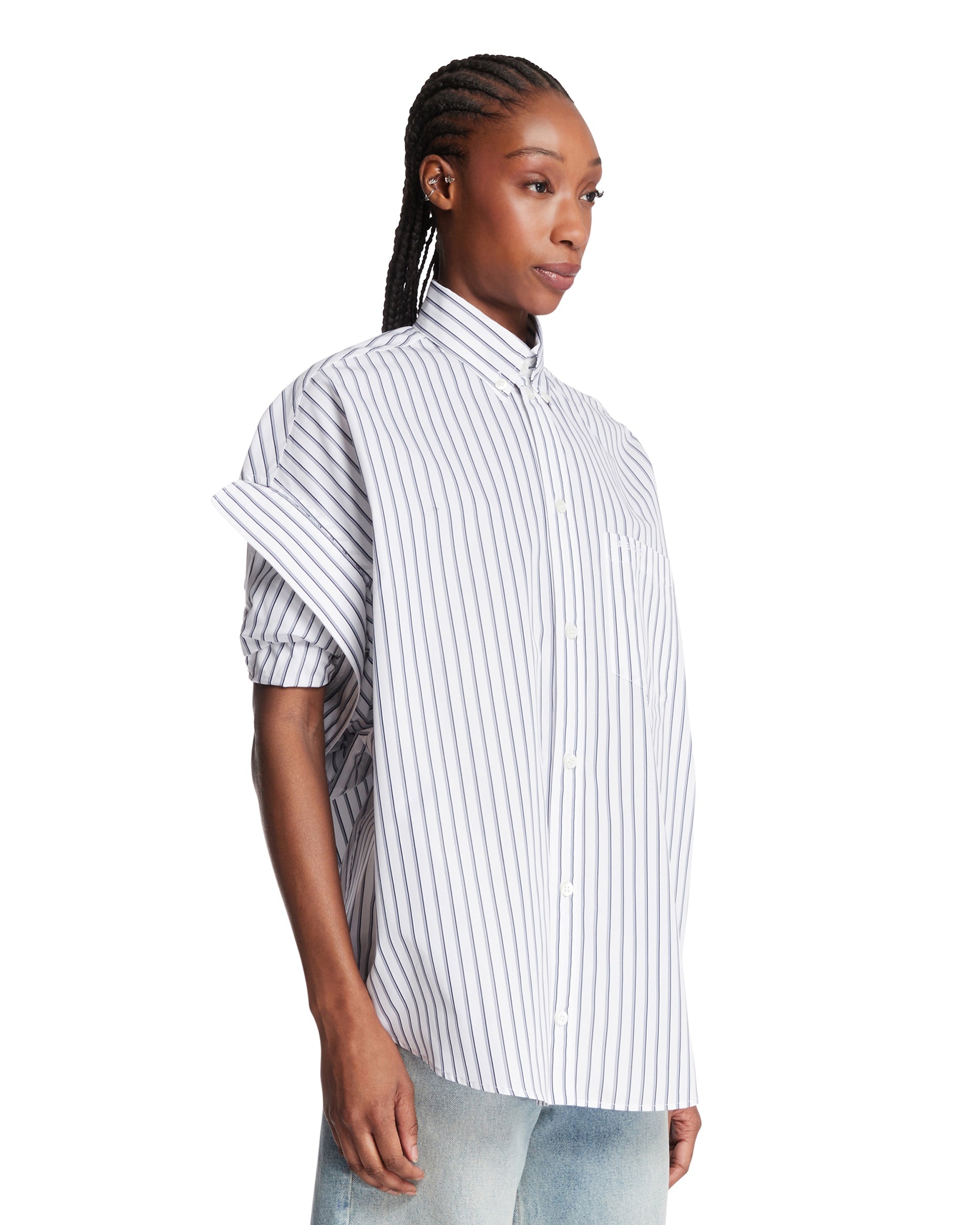 Оригінальна Rolled-Sleeve Shirt Balenciaga – вид ззаду