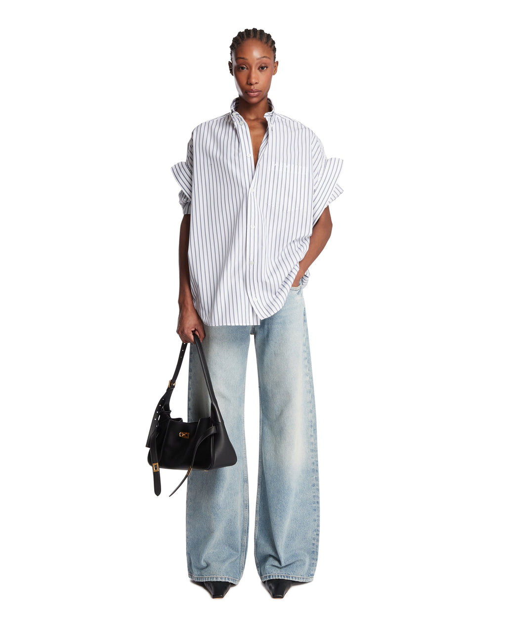 Оригінальна Rolled-Sleeve Shirt Balenciaga – детальний вид