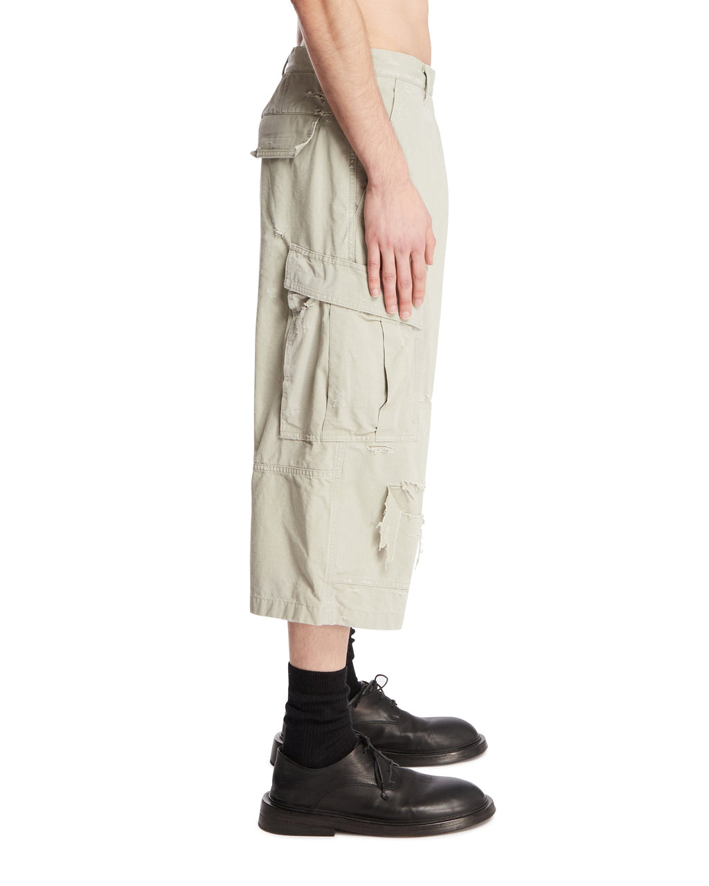 Beige Cropped Cargo Pants Balenciaga оригінал – Купити в Україні – збільшений вид