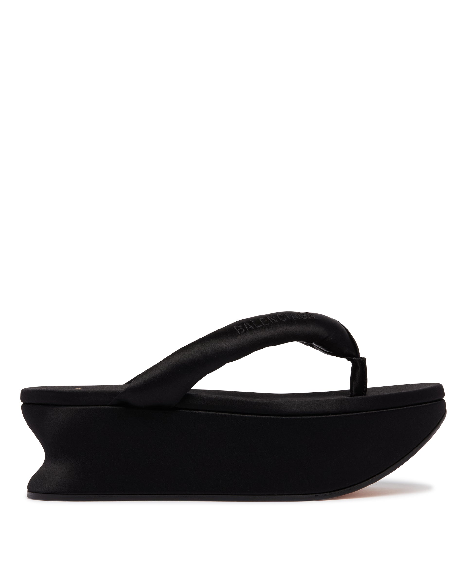 Оригінальна Black Gaeta Flip-Flops Balenciaga – боковий вид