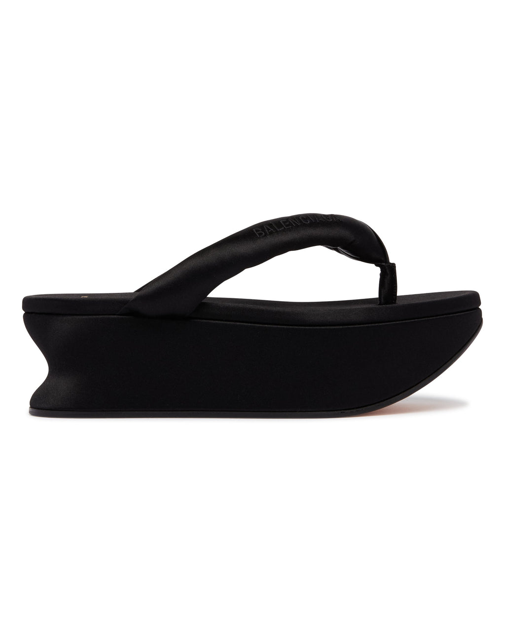 Оригінальна Black Gaeta Flip-Flops Balenciaga – вид ззаду