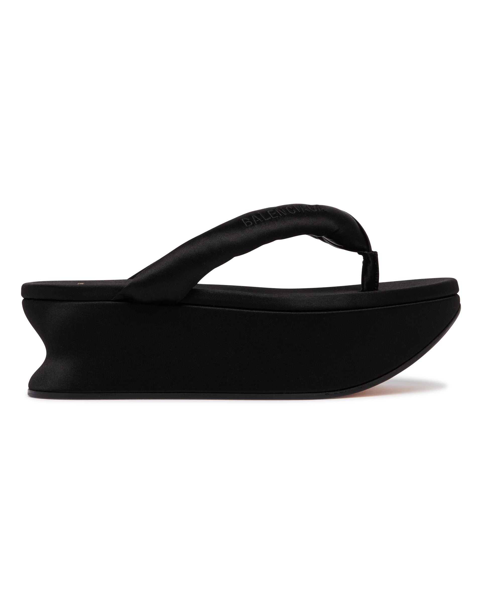 Оригінальна Black Gaeta Flip-Flops Balenciaga – вид ззаду