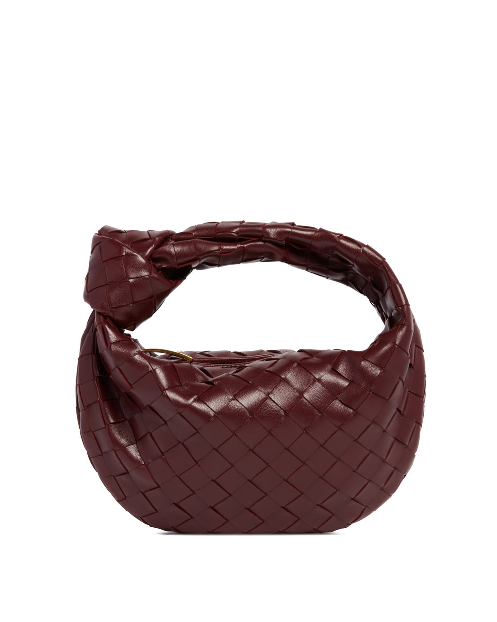 Оригінальна Red Mini Jodie Bag Bottega veneta – боковий вид