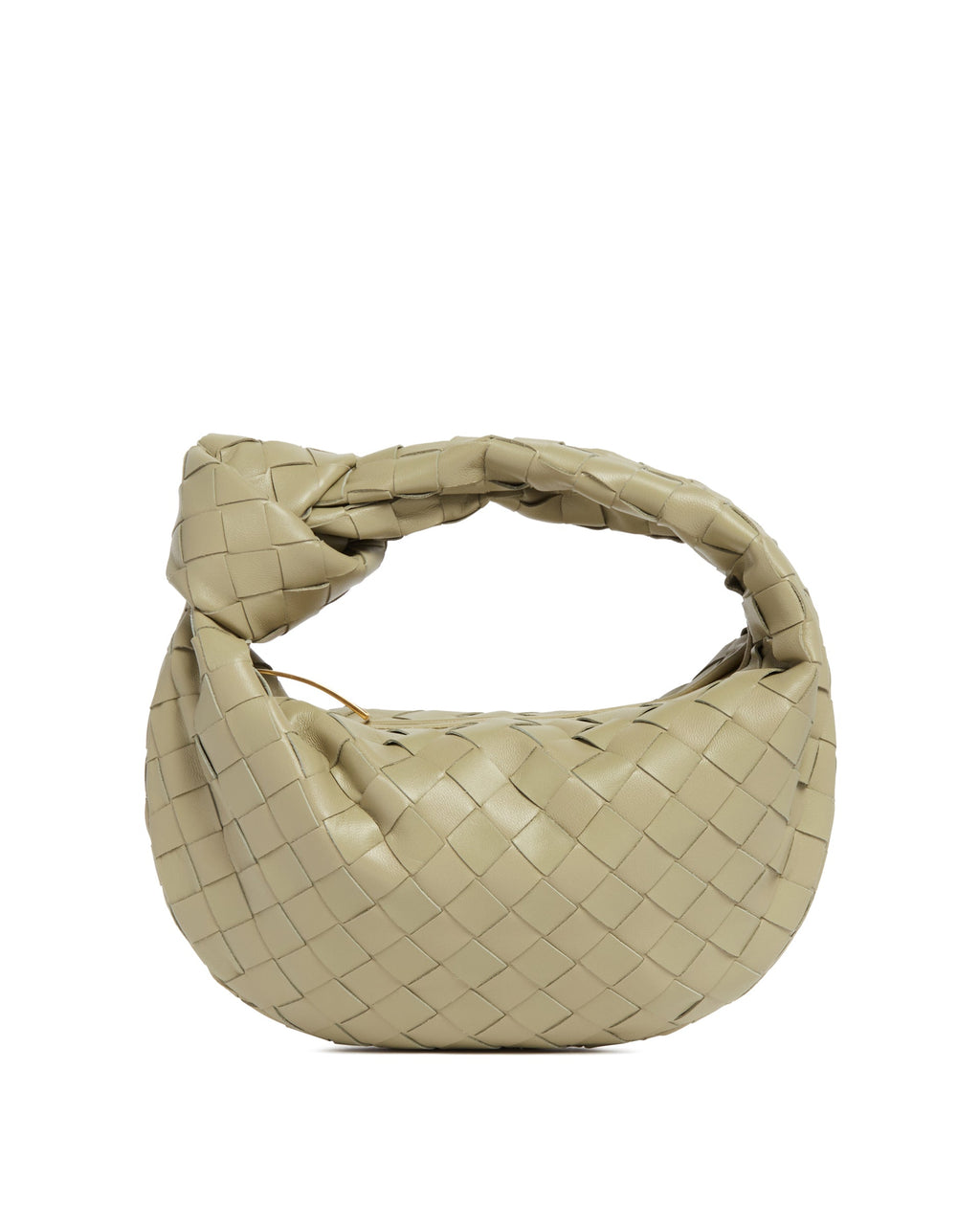 Green Mini Jodie Bag Bottega veneta – Гарантія оригінальності – боковий вид