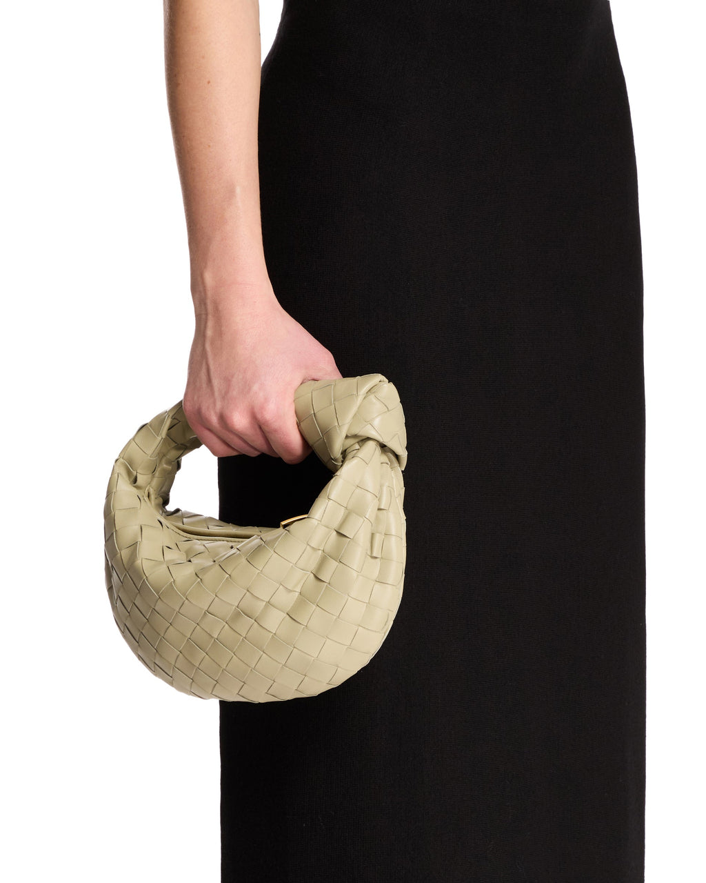 Green Mini Jodie Bag Bottega veneta – Гарантія оригінальності – детальний вид