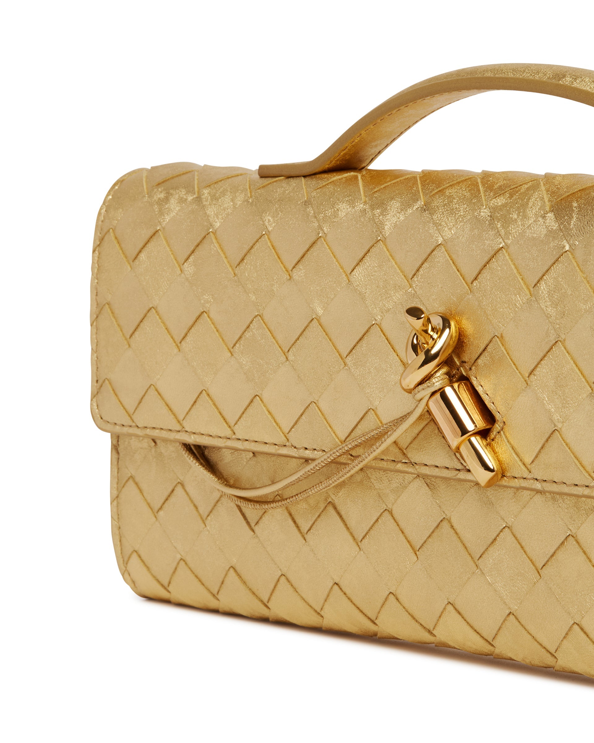 Оригінальна Gold Andiamo Clutch Bottega veneta – збільшений вид