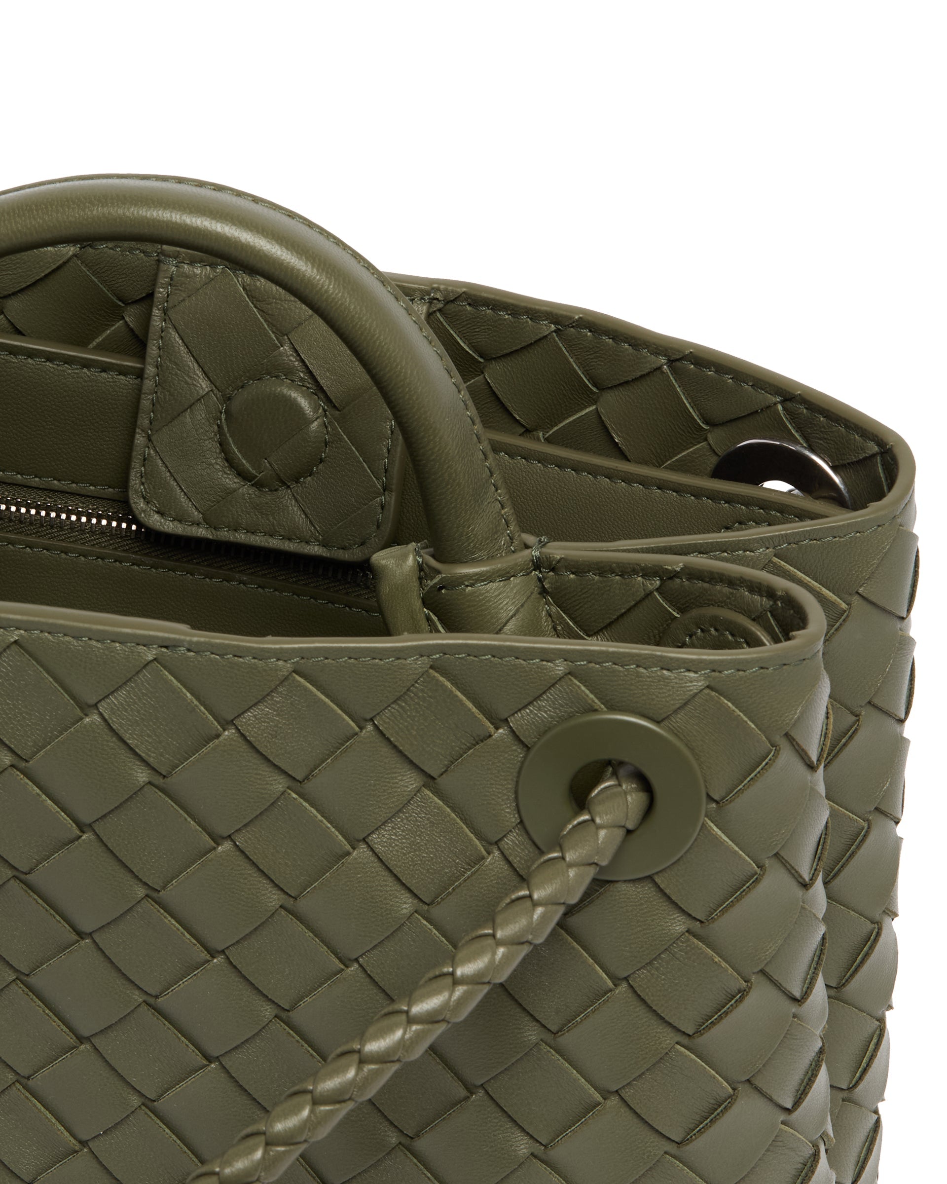 Оригінальна Green Small Andiamo Bag Bottega veneta – збільшений вид