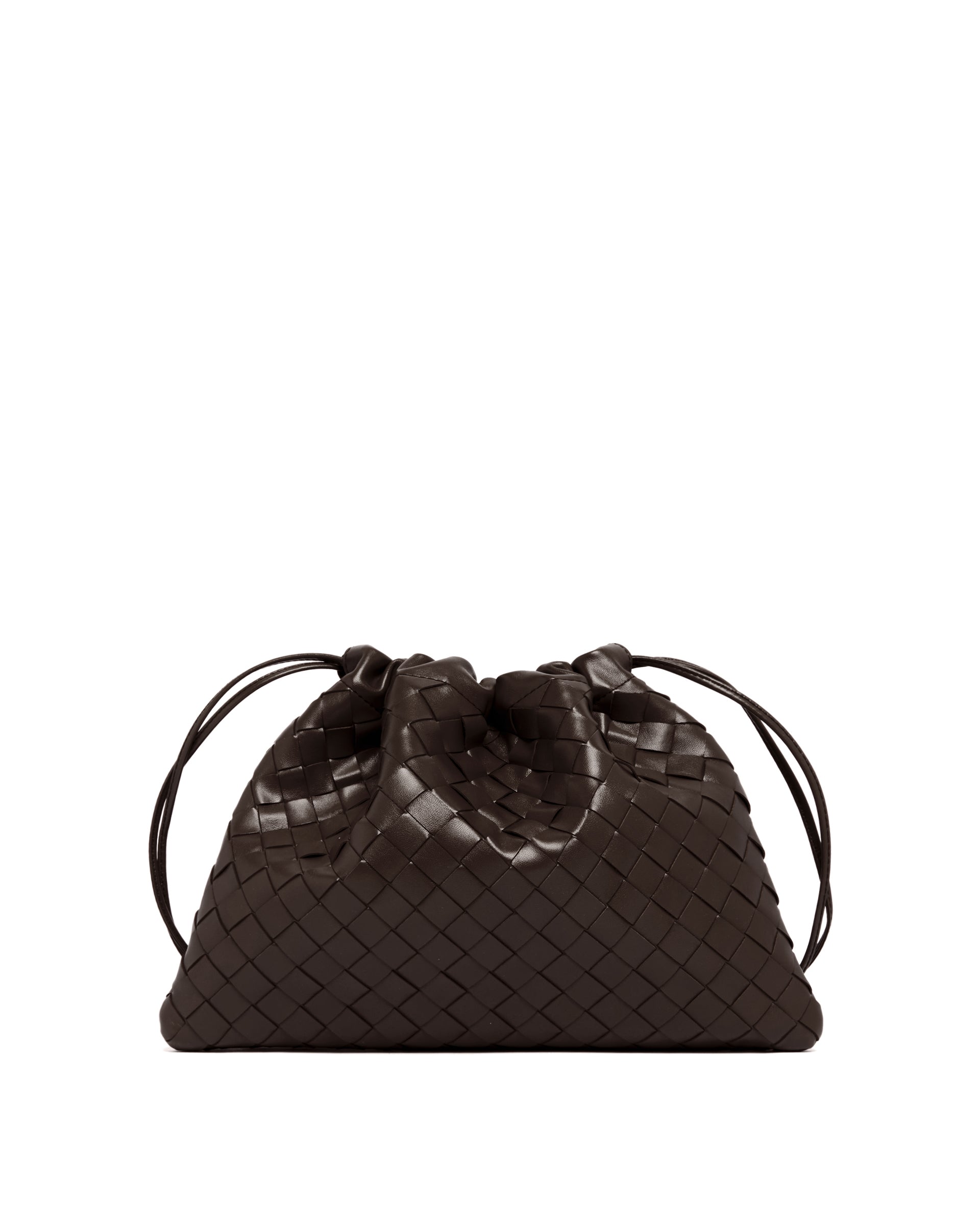 Brown Leather Dustbag Bottega veneta оригінал – Купити в Україні – боковий вид