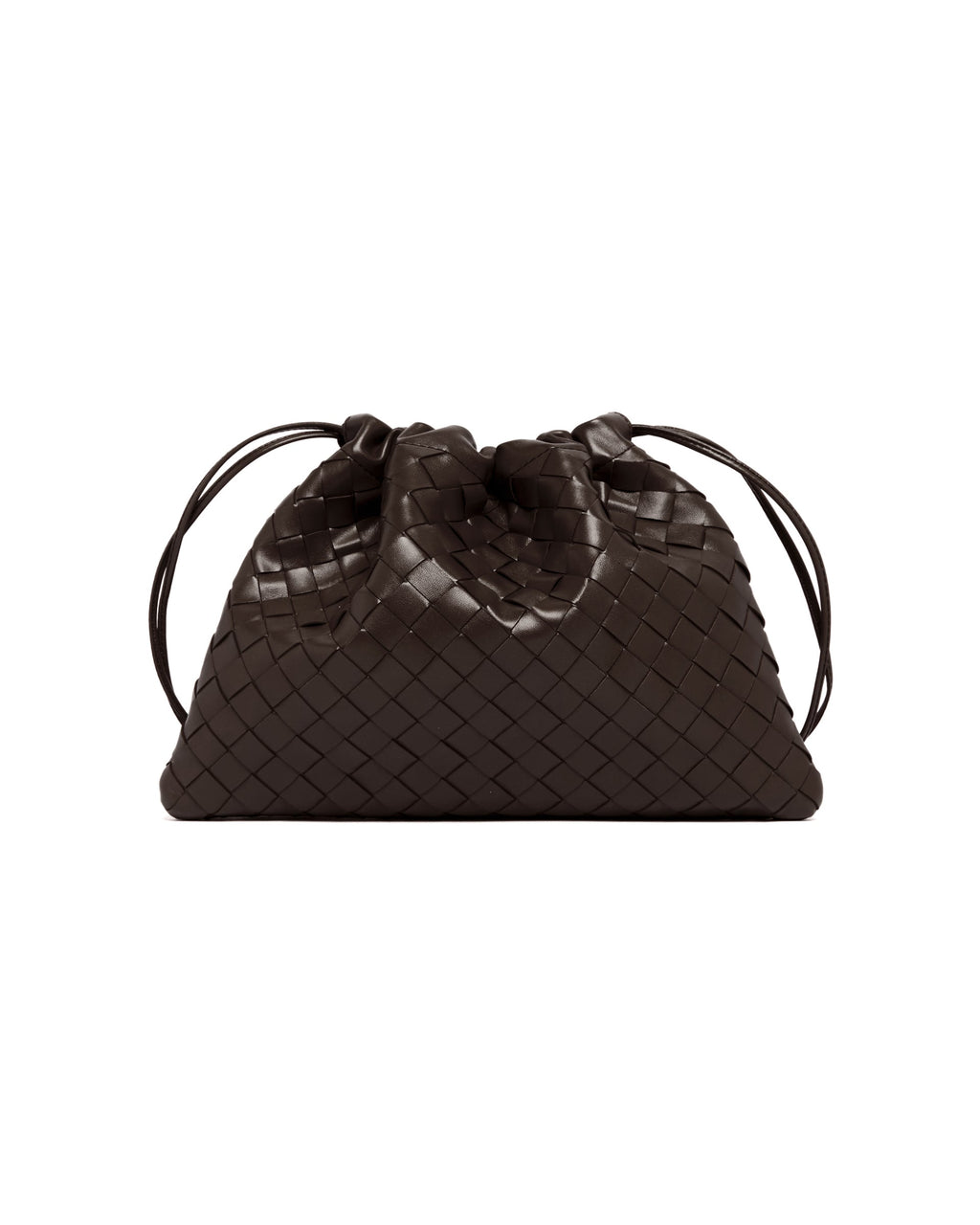 Brown Leather Dustbag Bottega veneta оригінал – Купити в Україні – вид ззаду