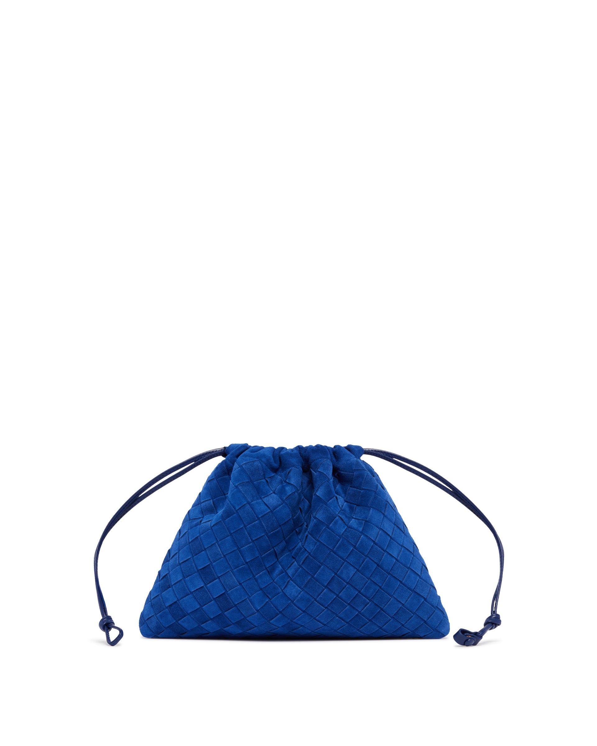 Blue Suede Dustbag Bottega veneta – Гарантія оригінальності – боковий вид
