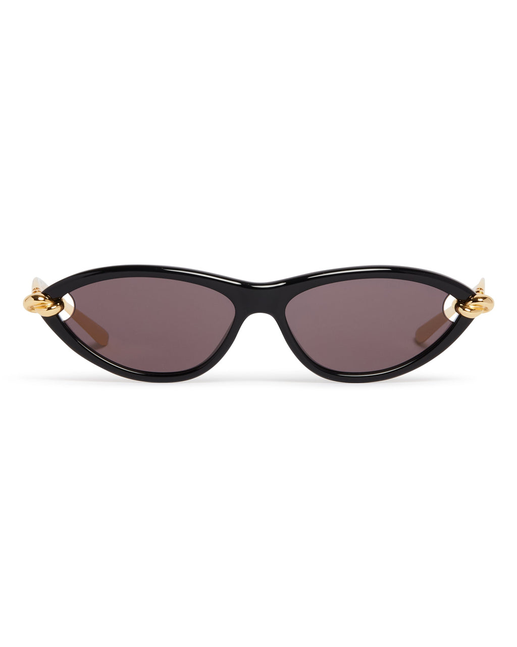 Black Cat-Eye Knot Sunglasses Bottega veneta – Гарантія оригінальності – вид ззаду
